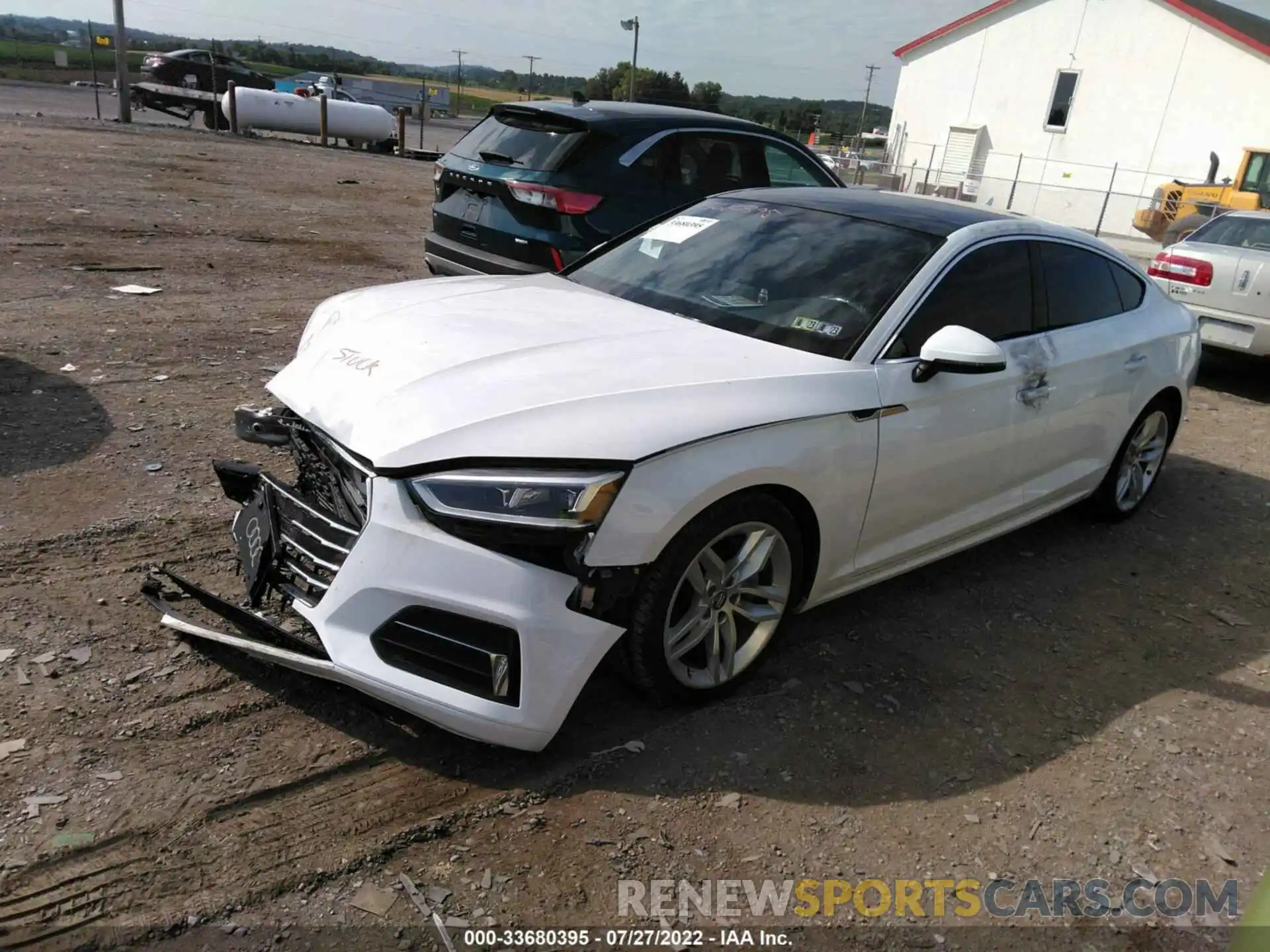 2 Photograph of a damaged car WAUANCF58KA055235 AUDI A5 SPORTBACK 2019