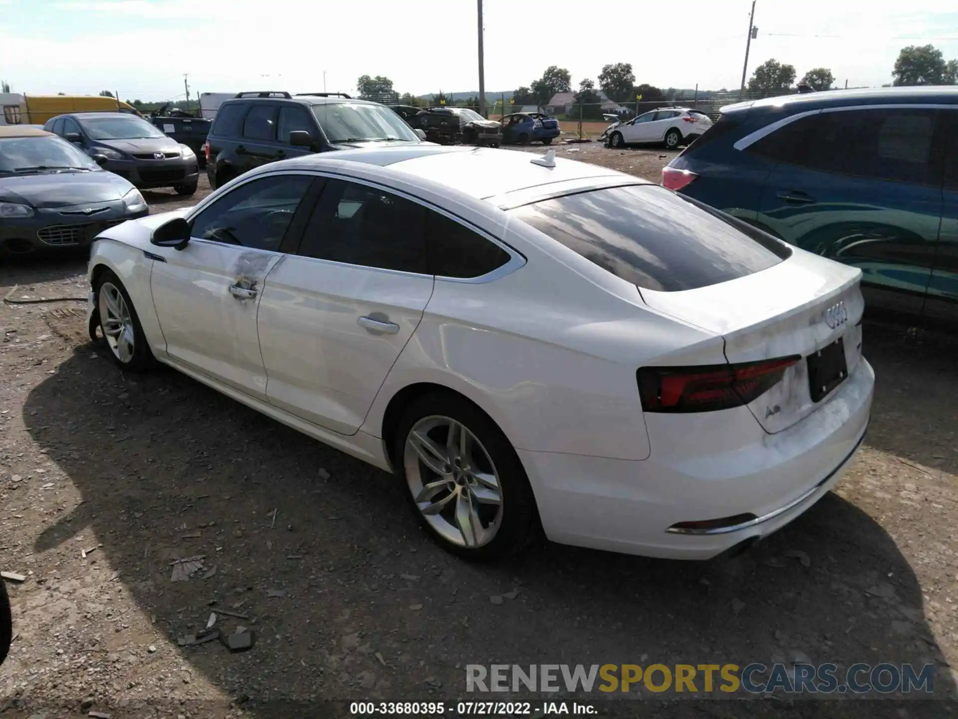 3 Photograph of a damaged car WAUANCF58KA055235 AUDI A5 SPORTBACK 2019