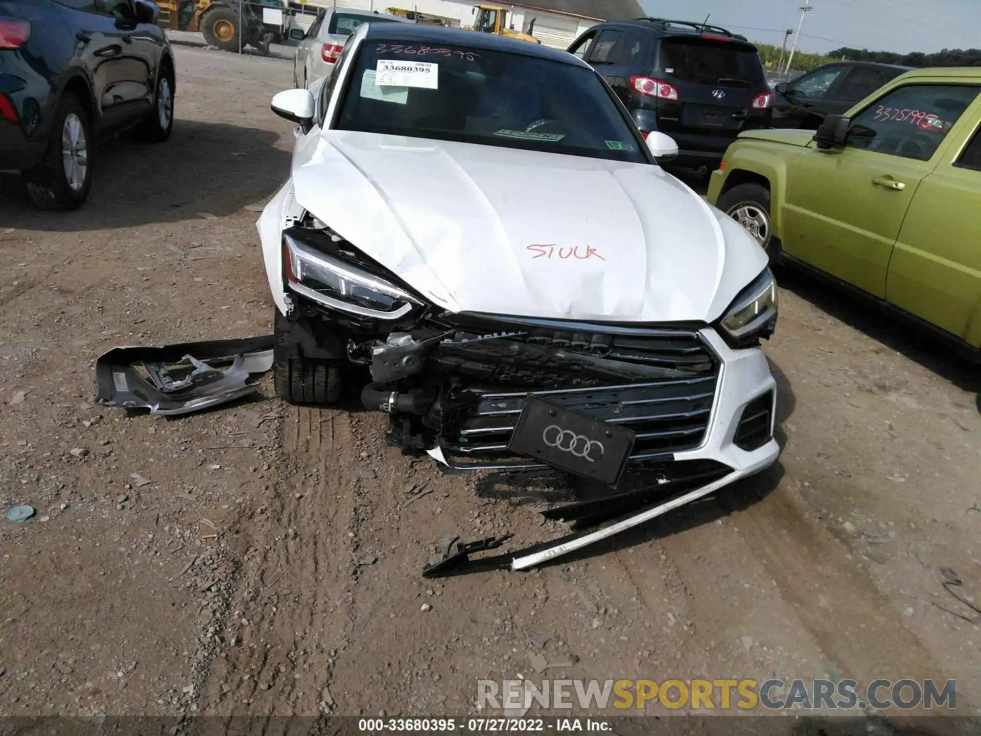 6 Photograph of a damaged car WAUANCF58KA055235 AUDI A5 SPORTBACK 2019