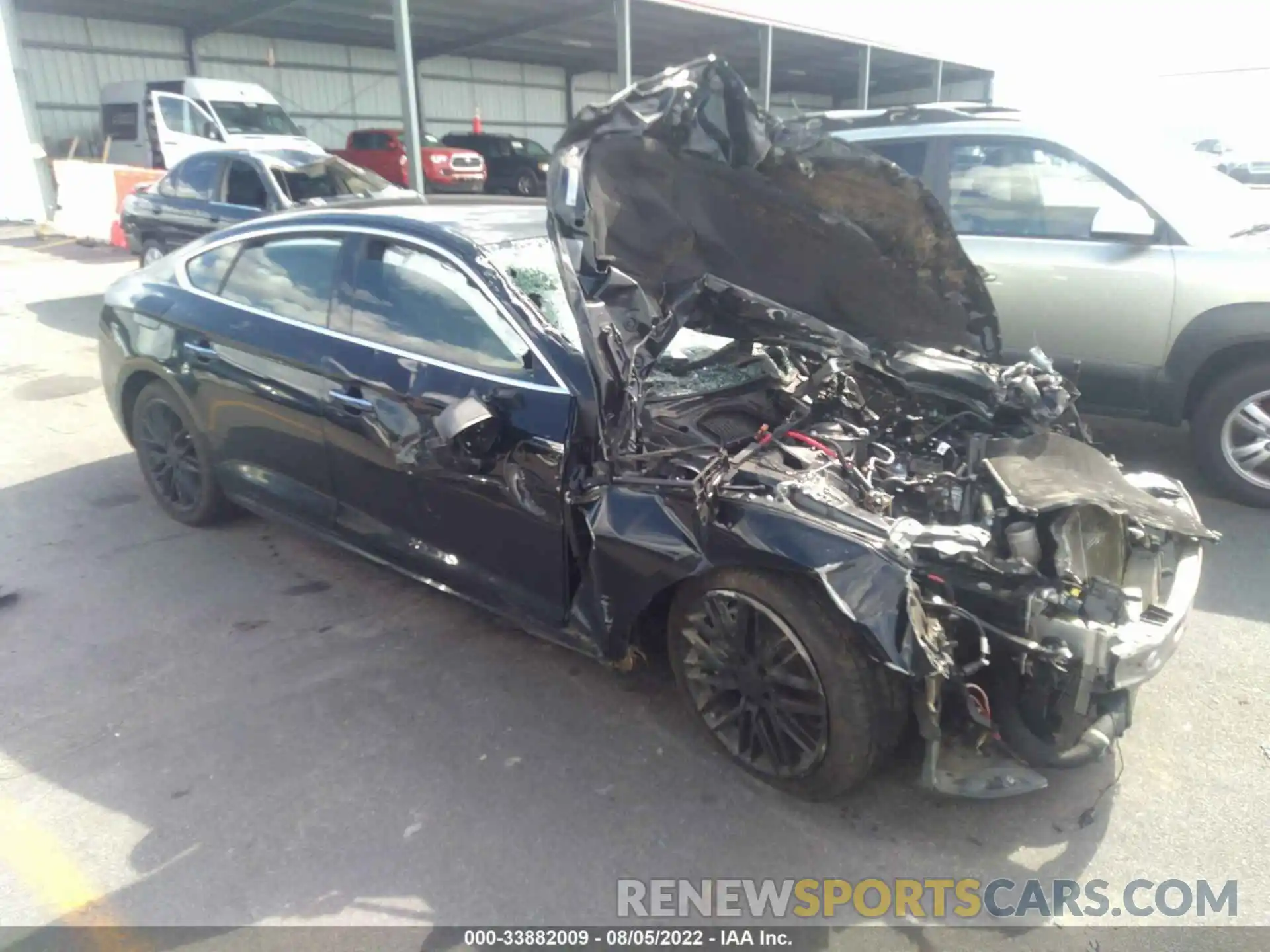 1 Photograph of a damaged car WAUANCF59KA044213 AUDI A5 SPORTBACK 2019