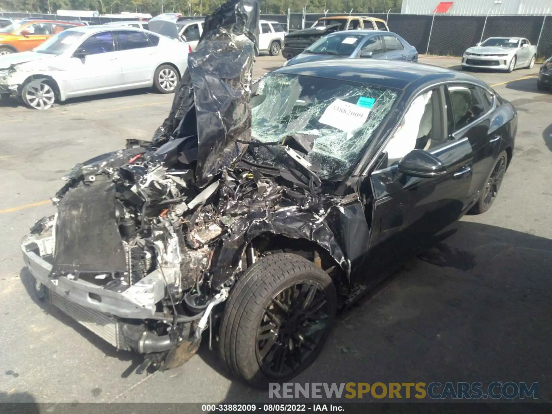 2 Photograph of a damaged car WAUANCF59KA044213 AUDI A5 SPORTBACK 2019