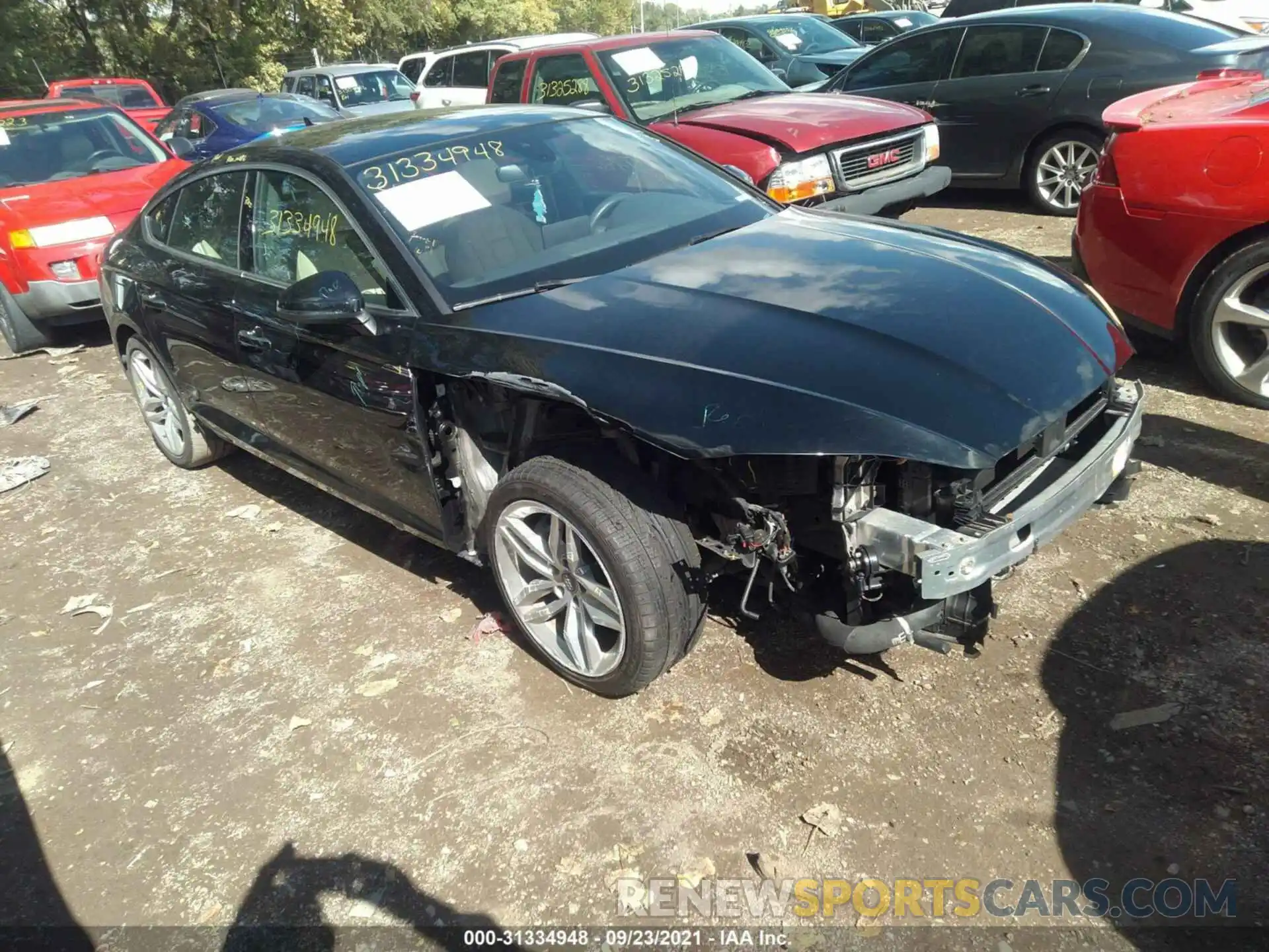 1 Photograph of a damaged car WAUANCF59KA056555 AUDI A5 SPORTBACK 2019