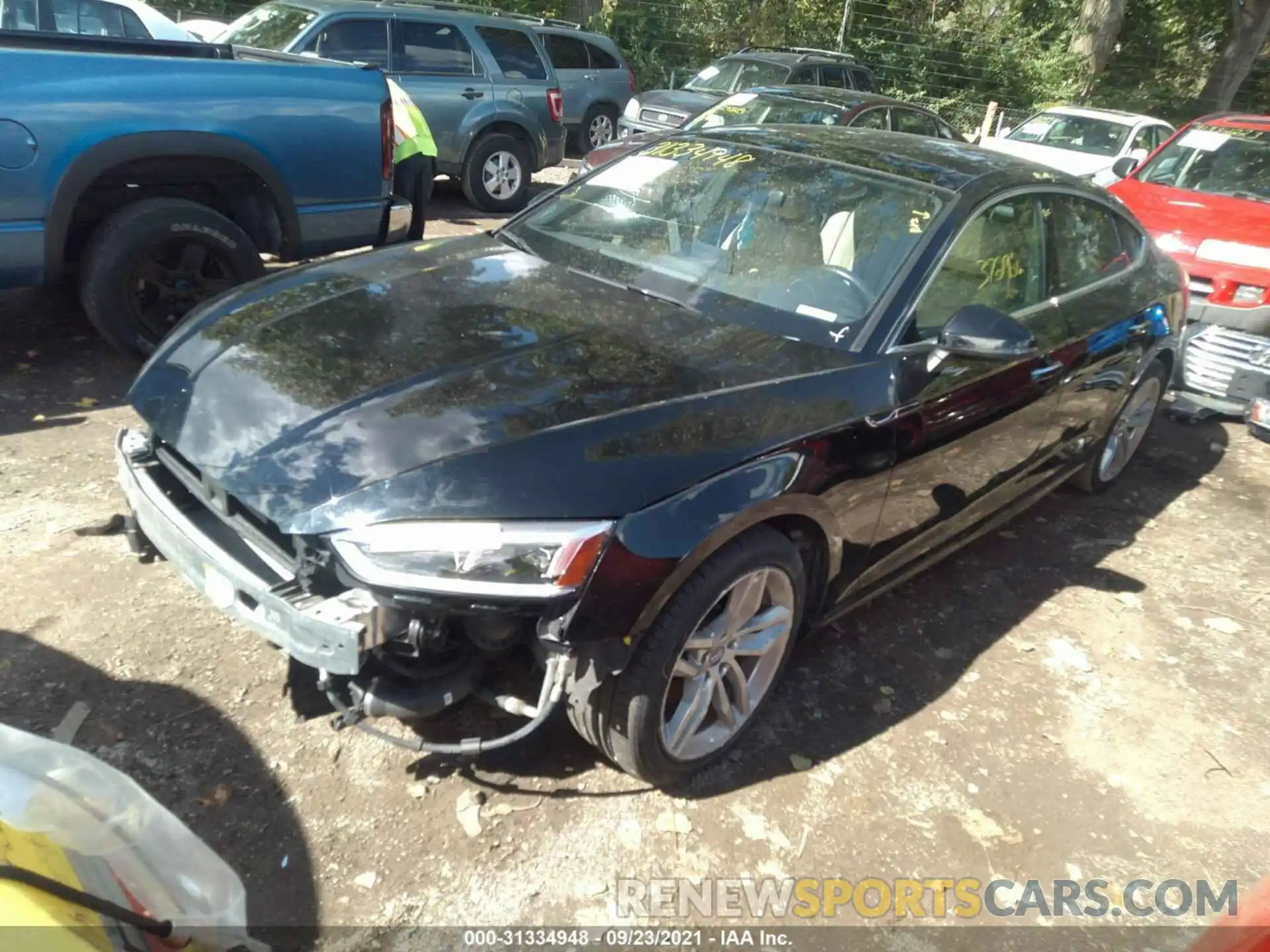 2 Photograph of a damaged car WAUANCF59KA056555 AUDI A5 SPORTBACK 2019