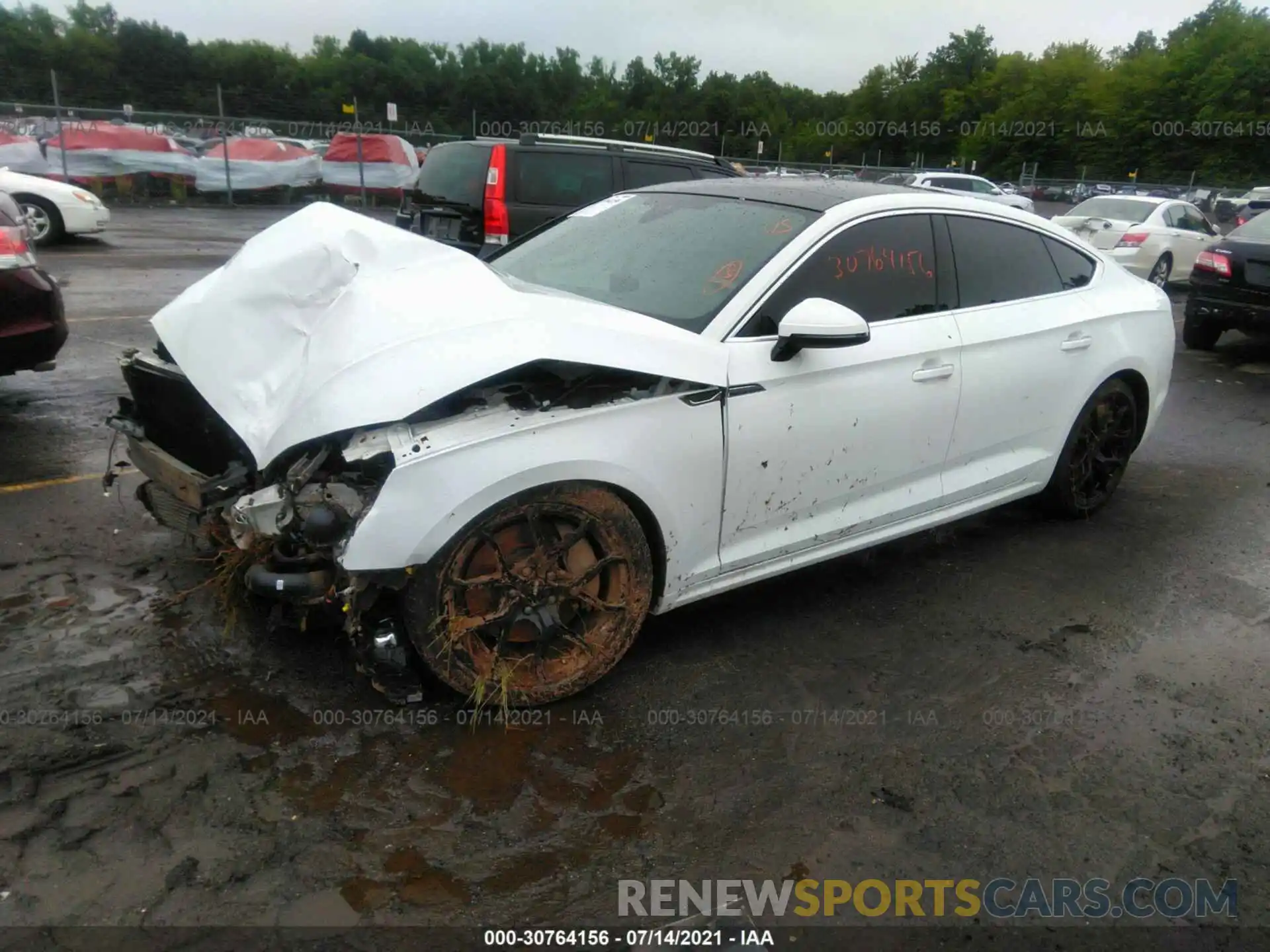 2 Photograph of a damaged car WAUANCF59KA064316 AUDI A5 SPORTBACK 2019