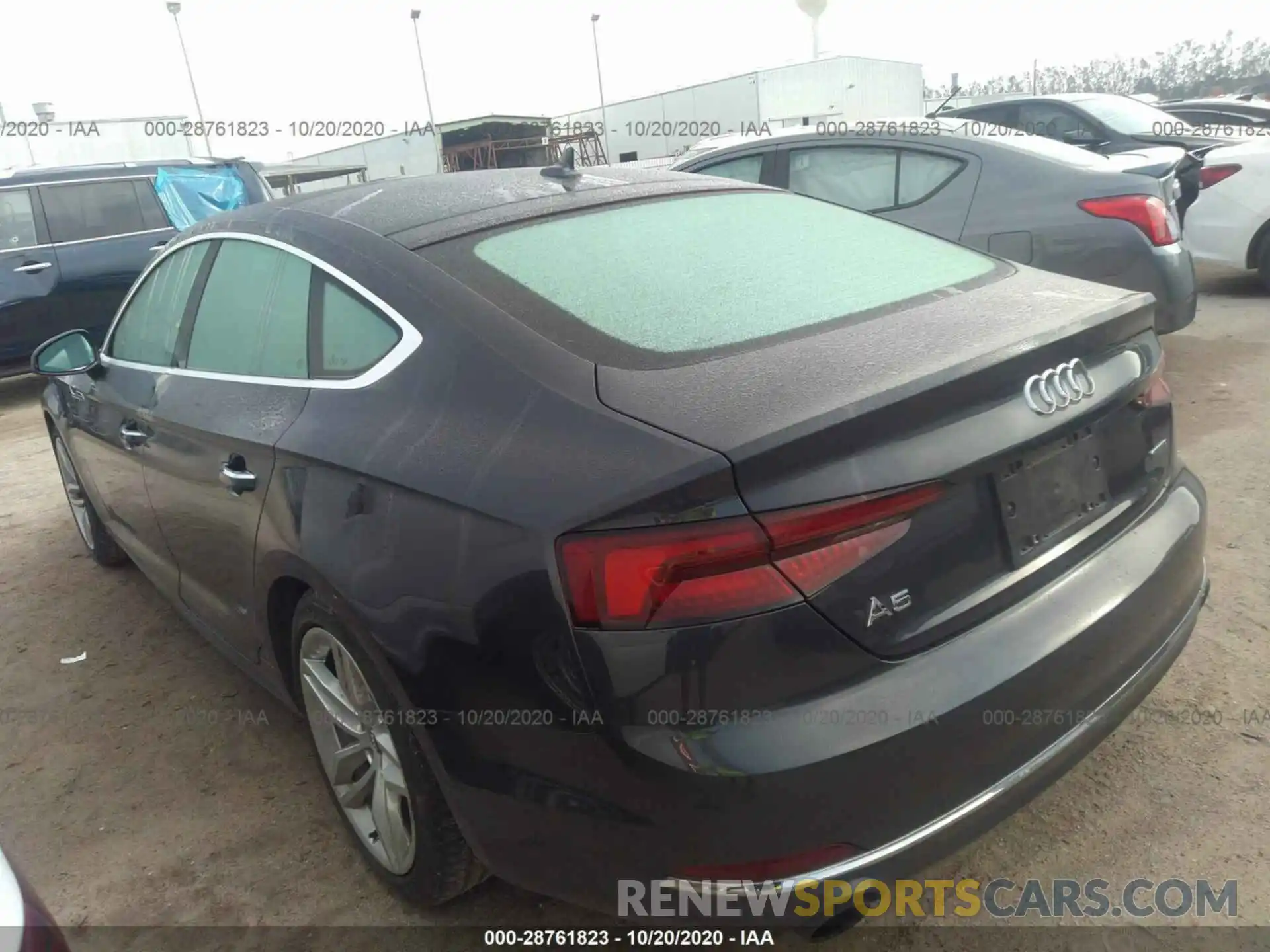 3 Фотография поврежденного автомобиля WAUANCF5XKA063448 AUDI A5 SPORTBACK 2019