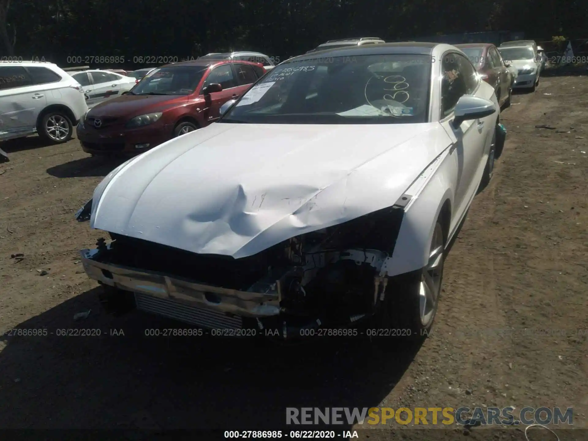 6 Photograph of a damaged car WAUBNCF50KA096530 AUDI A5 SPORTBACK 2019