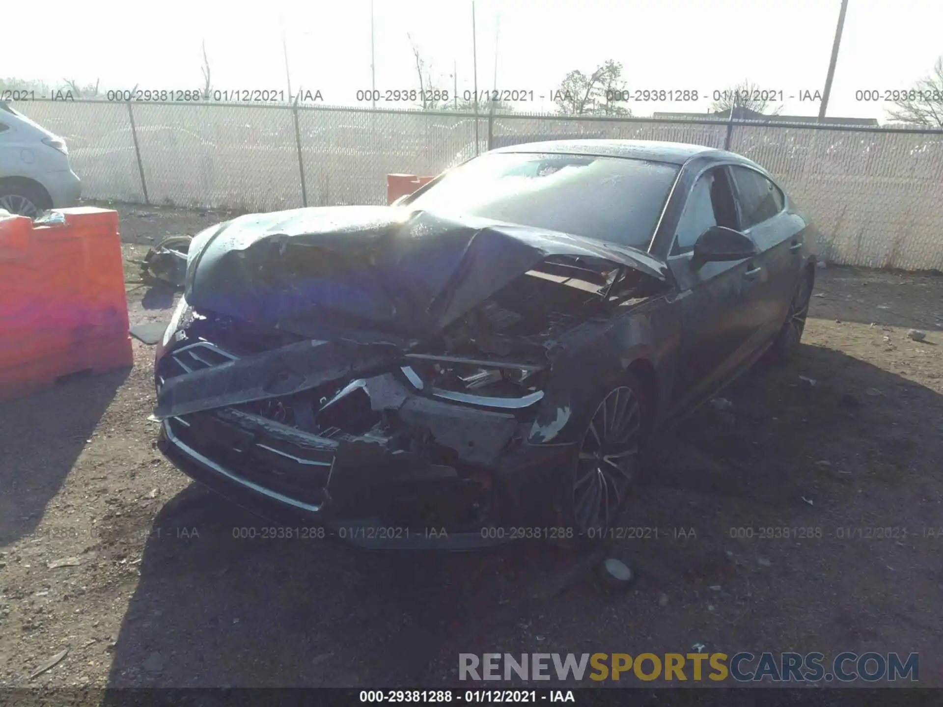 2 Photograph of a damaged car WAUBNCF51KA043268 AUDI A5 SPORTBACK 2019