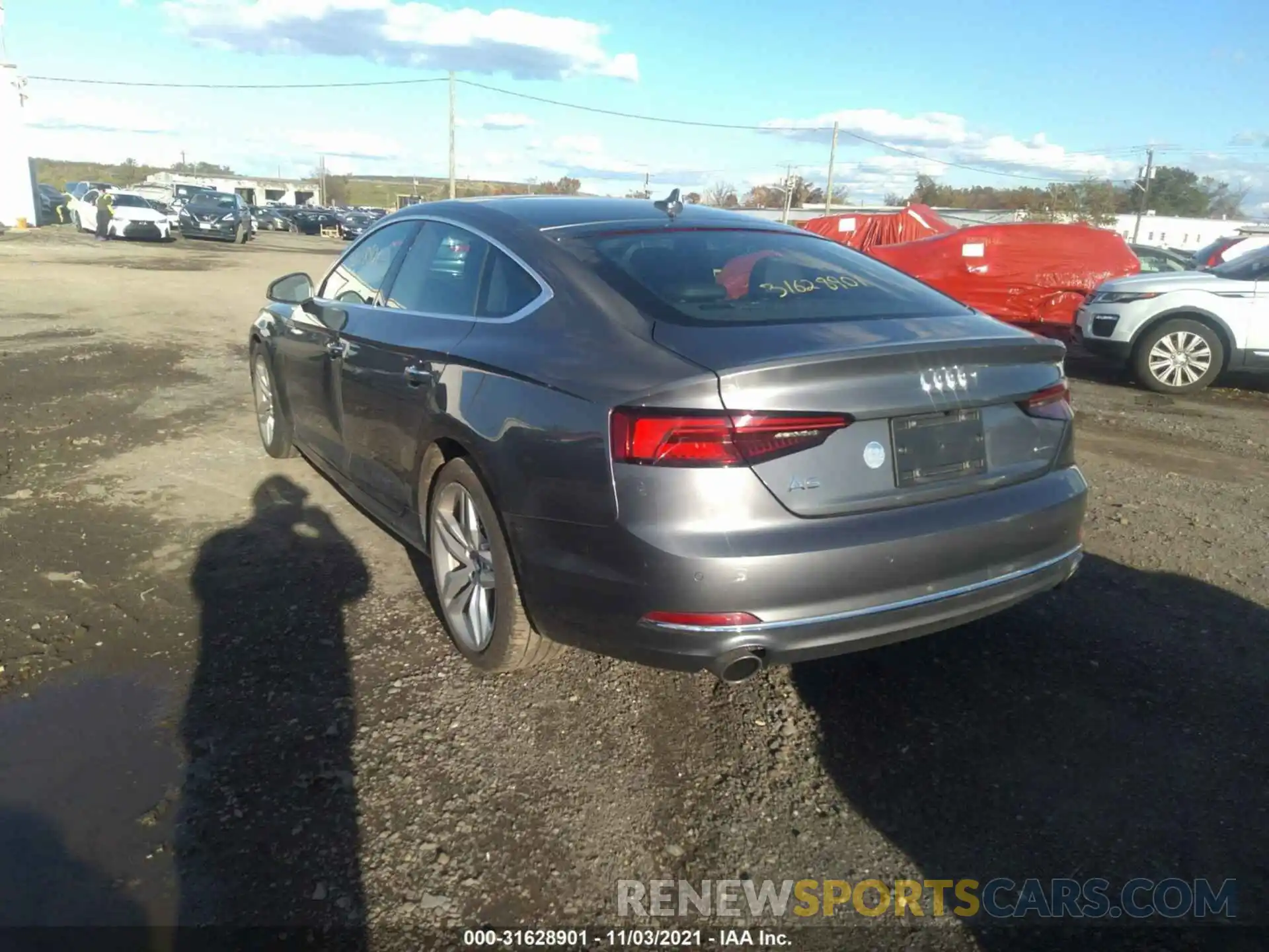 3 Photograph of a damaged car WAUBNCF54KA045421 AUDI A5 SPORTBACK 2019