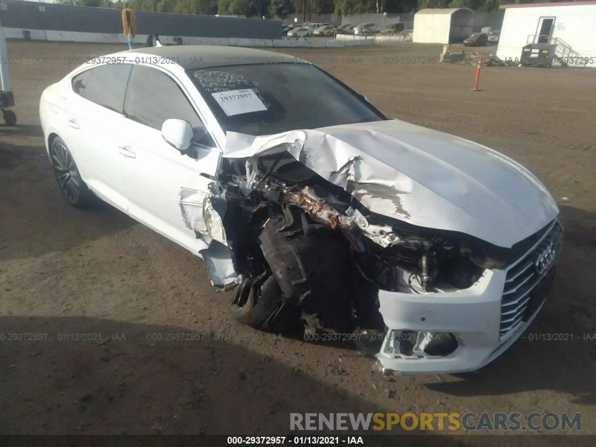 1 Photograph of a damaged car WAUBNCF55KA046822 AUDI A5 SPORTBACK 2019