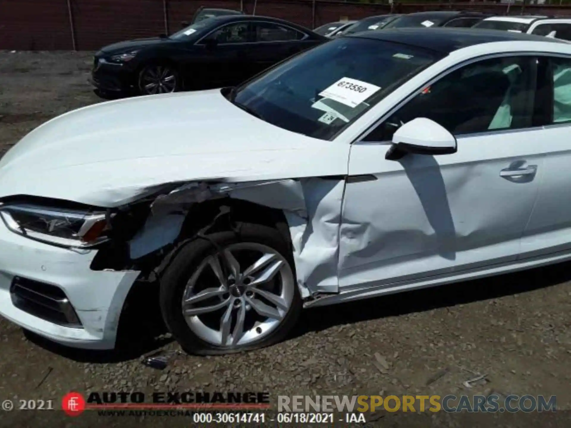 2 Photograph of a damaged car WAUBNCF56KA006491 AUDI A5 SPORTBACK 2019