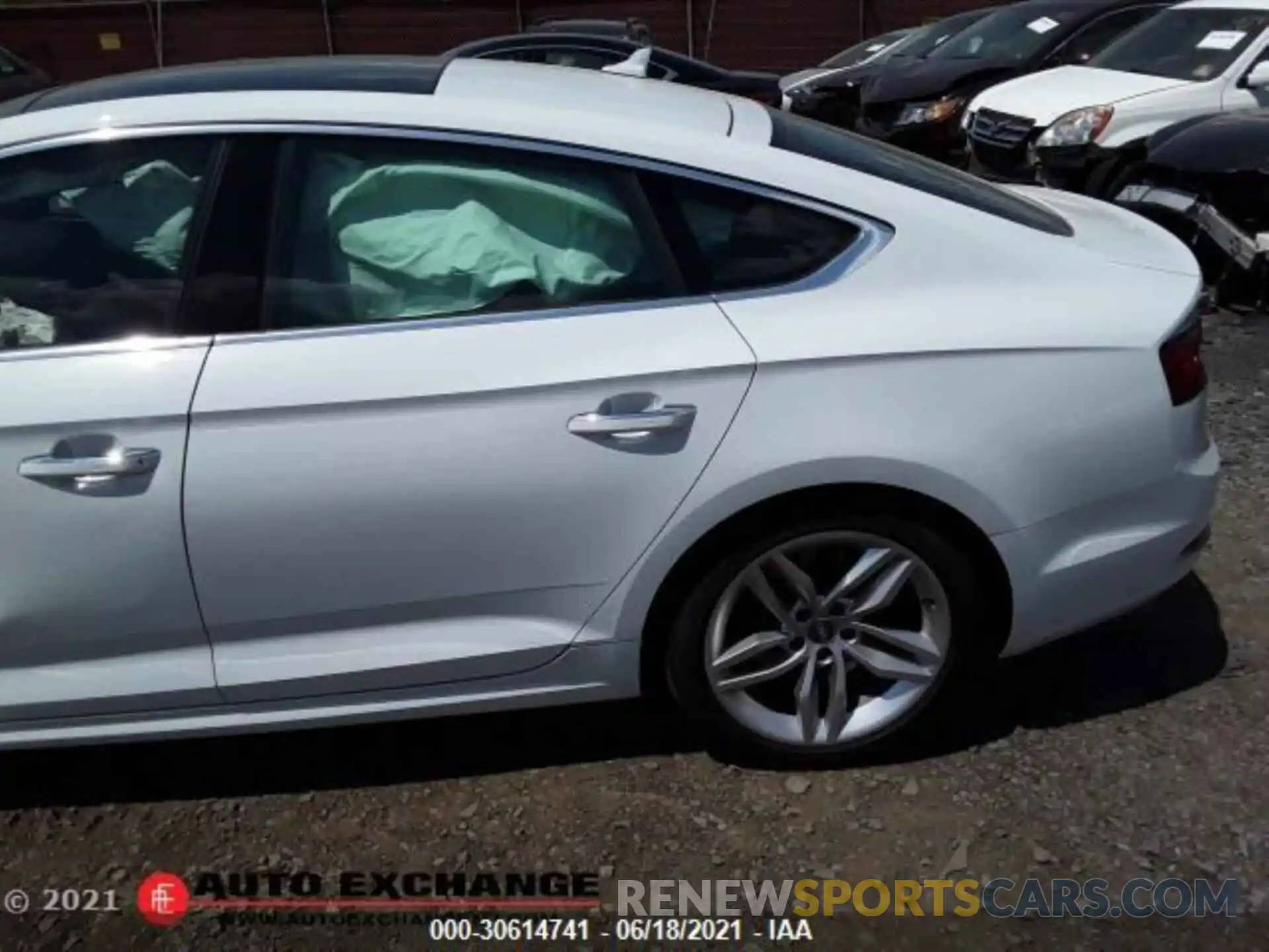 7 Photograph of a damaged car WAUBNCF56KA006491 AUDI A5 SPORTBACK 2019