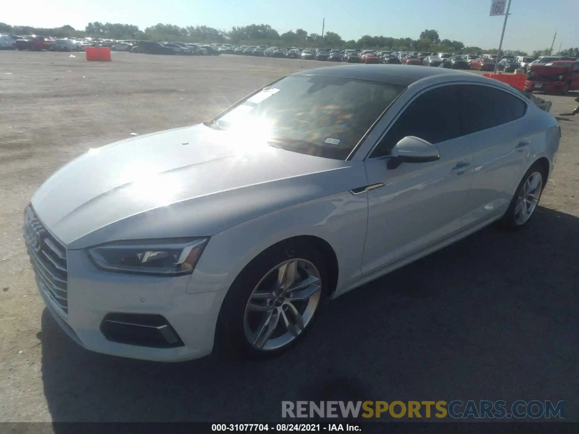 2 Photograph of a damaged car WAUBNCF57KA095777 AUDI A5 SPORTBACK 2019