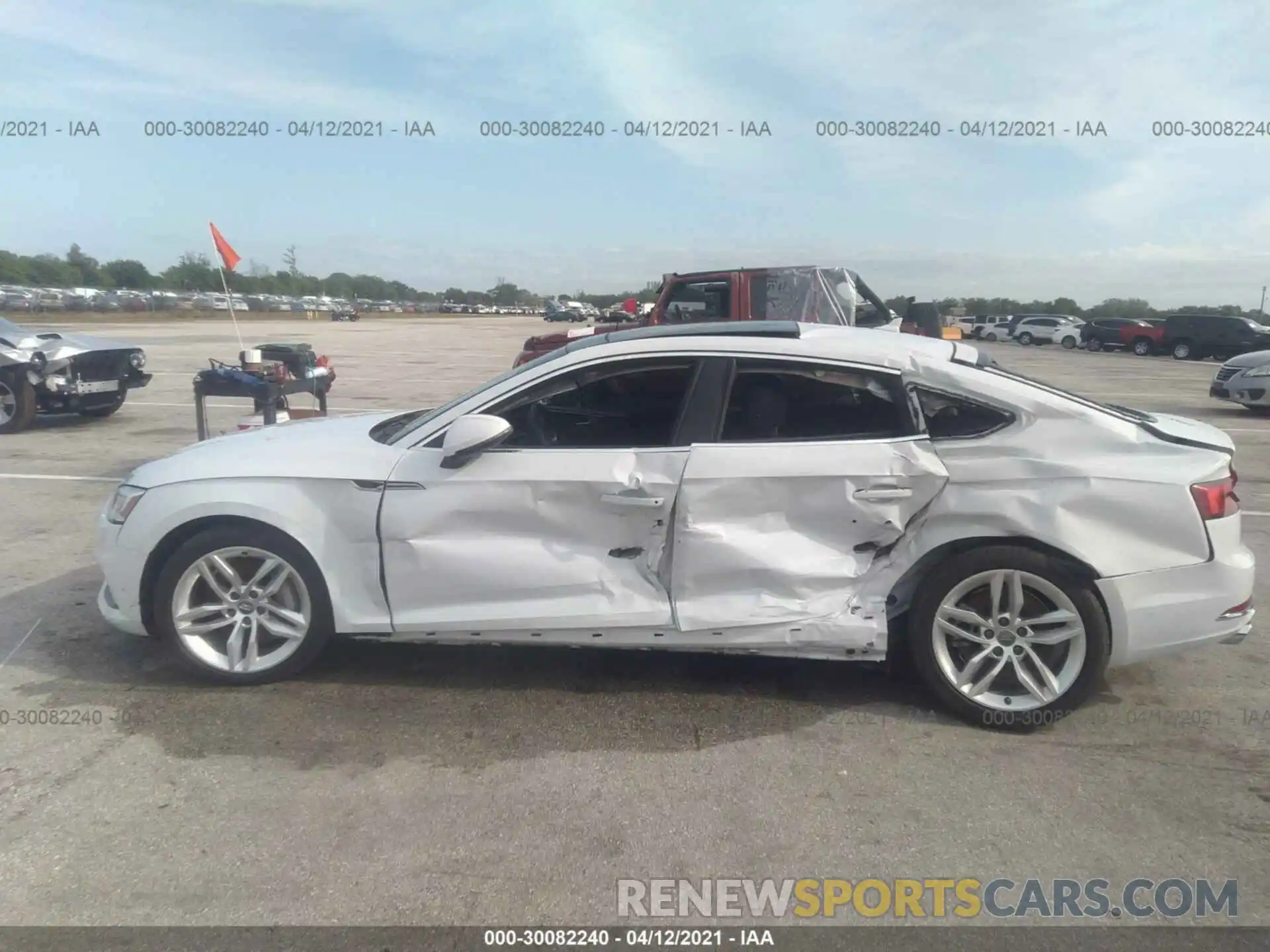 6 Photograph of a damaged car WAUBNCF57KA100508 AUDI A5 SPORTBACK 2019