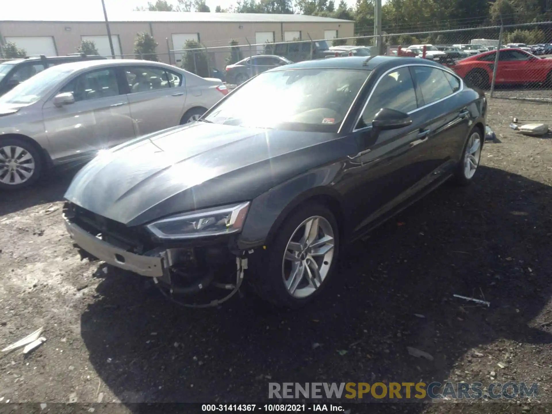 2 Photograph of a damaged car WAUBNCF58KA076896 AUDI A5 SPORTBACK 2019