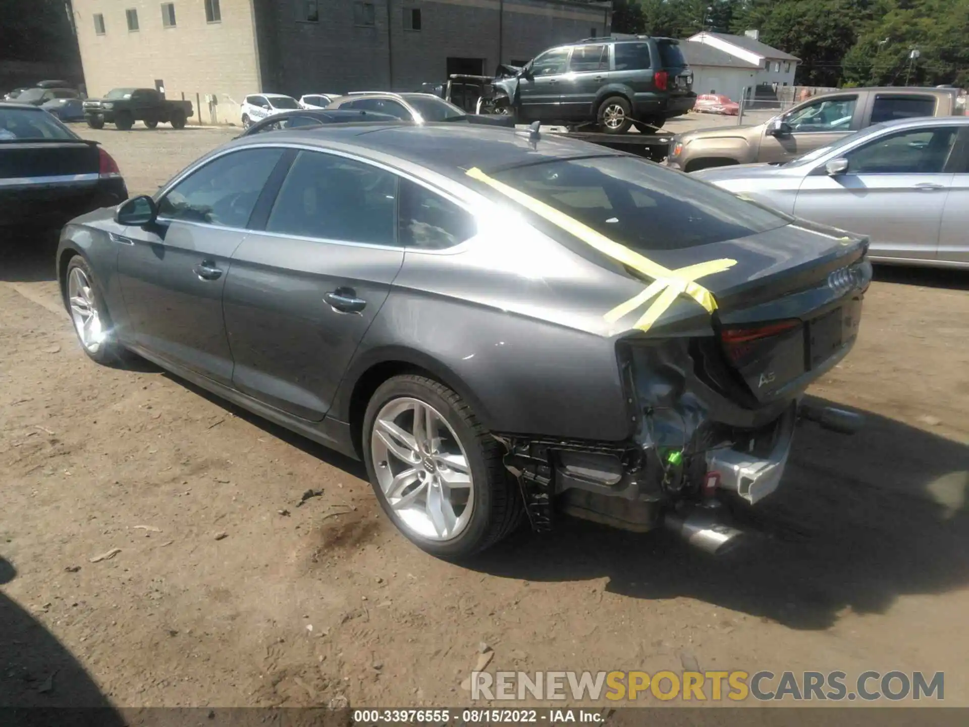 3 Photograph of a damaged car WAUCNCF55KA004171 AUDI A5 SPORTBACK 2019