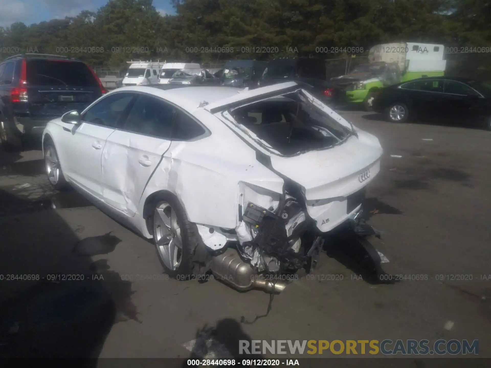 3 Photograph of a damaged car WAUDNCF51KA068907 AUDI A5 SPORTBACK 2019