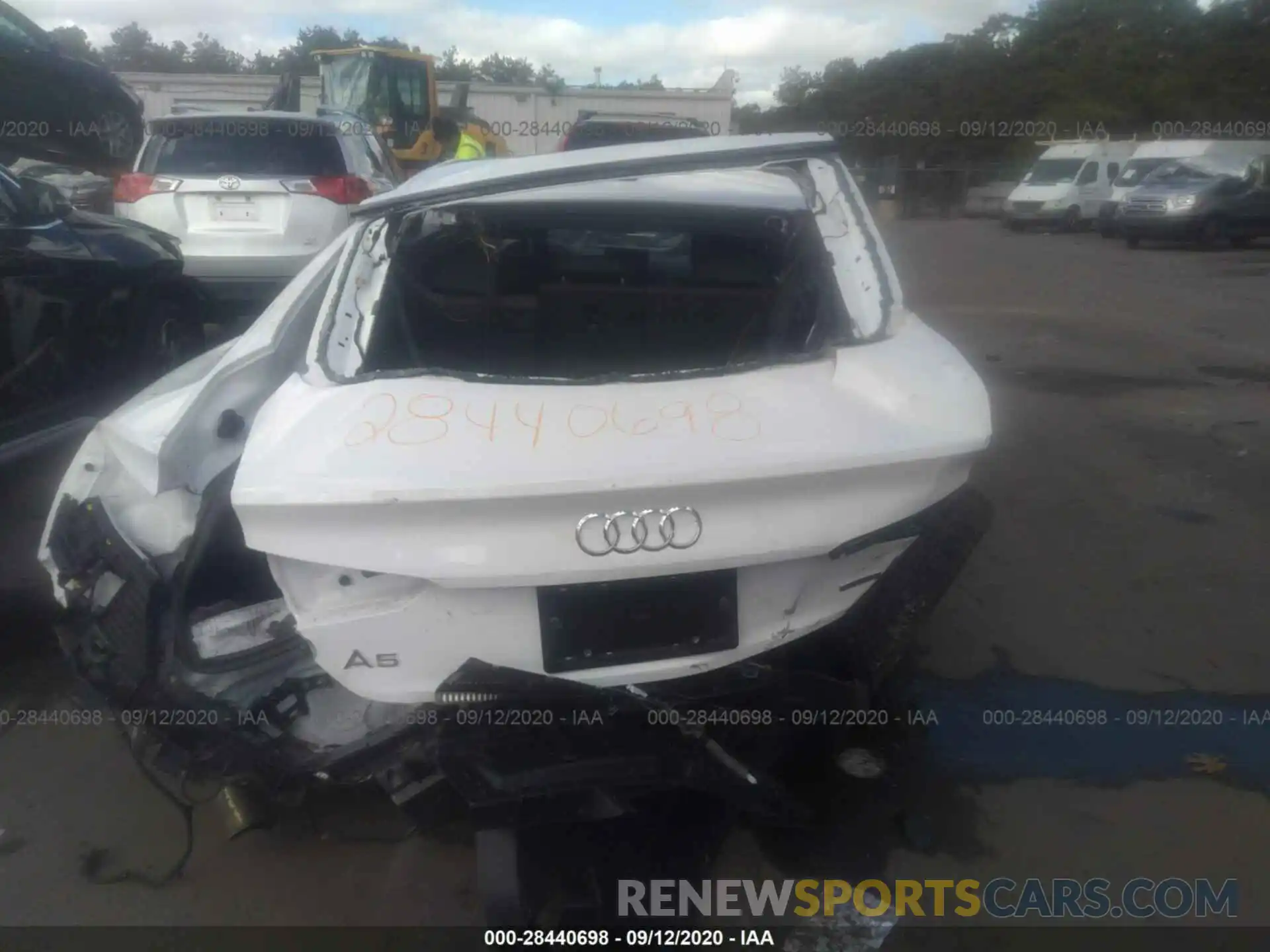 6 Photograph of a damaged car WAUDNCF51KA068907 AUDI A5 SPORTBACK 2019