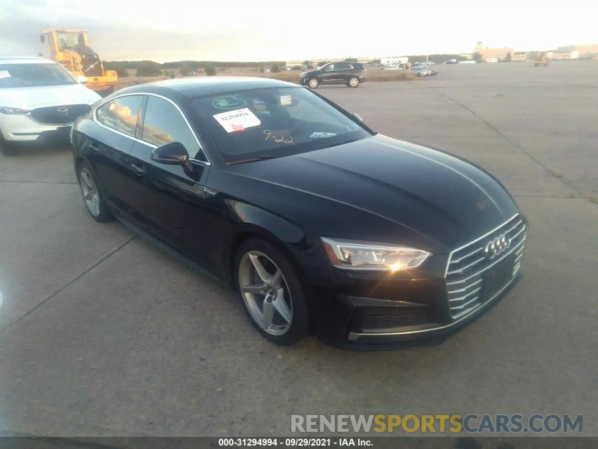 1 Photograph of a damaged car WAUDNCF51KA075582 AUDI A5 SPORTBACK 2019