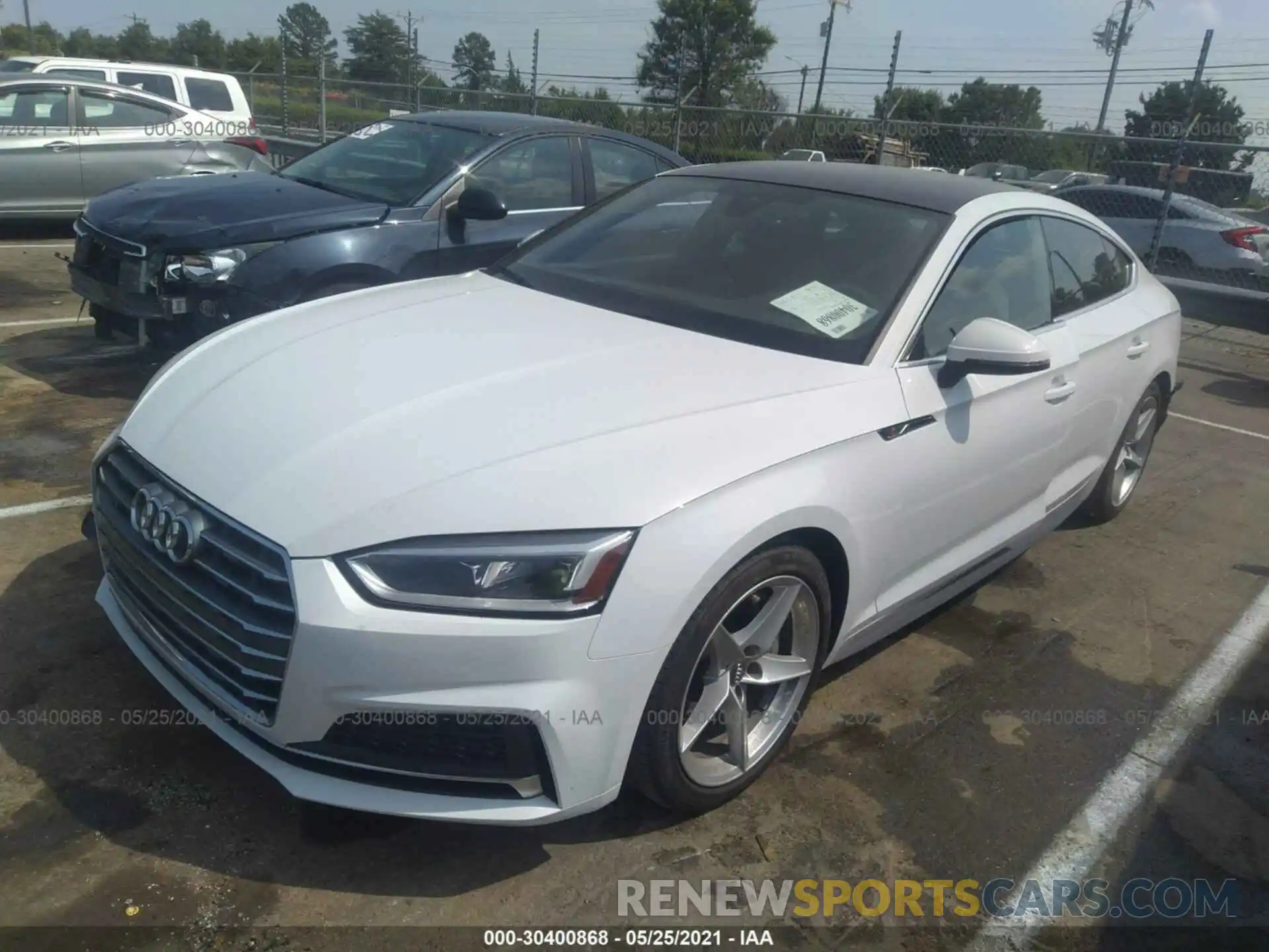 2 Photograph of a damaged car WAUDNCF52KA026164 AUDI A5 SPORTBACK 2019