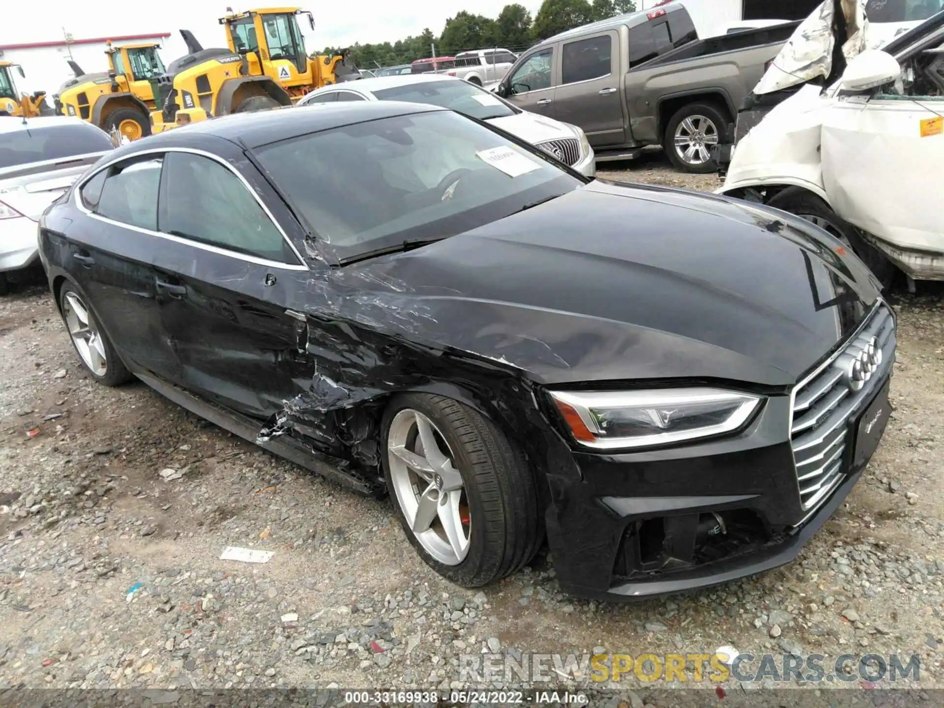 1 Photograph of a damaged car WAUDNCF52KA099003 AUDI A5 SPORTBACK 2019