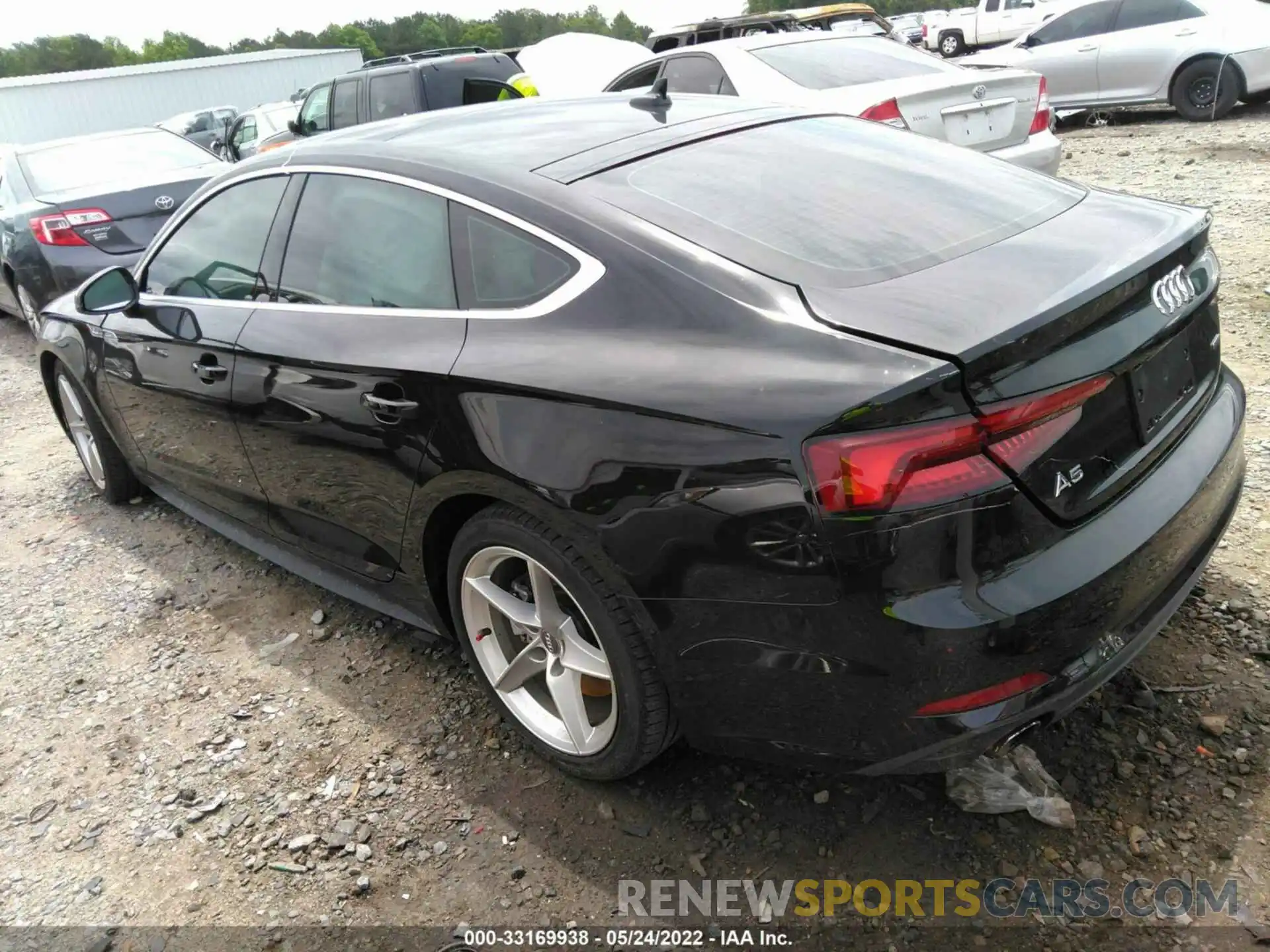 3 Photograph of a damaged car WAUDNCF52KA099003 AUDI A5 SPORTBACK 2019