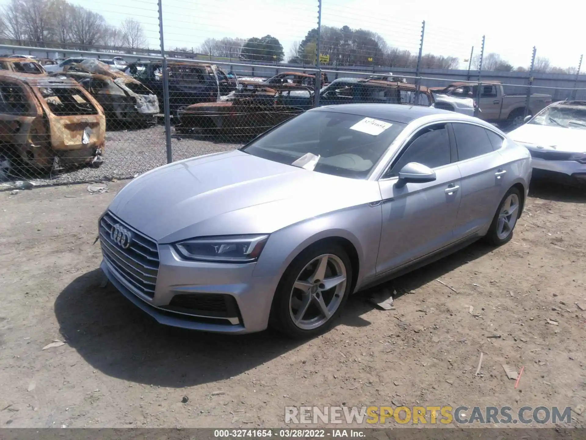 6 Photograph of a damaged car WAUDNCF57KA022014 AUDI A5 SPORTBACK 2019