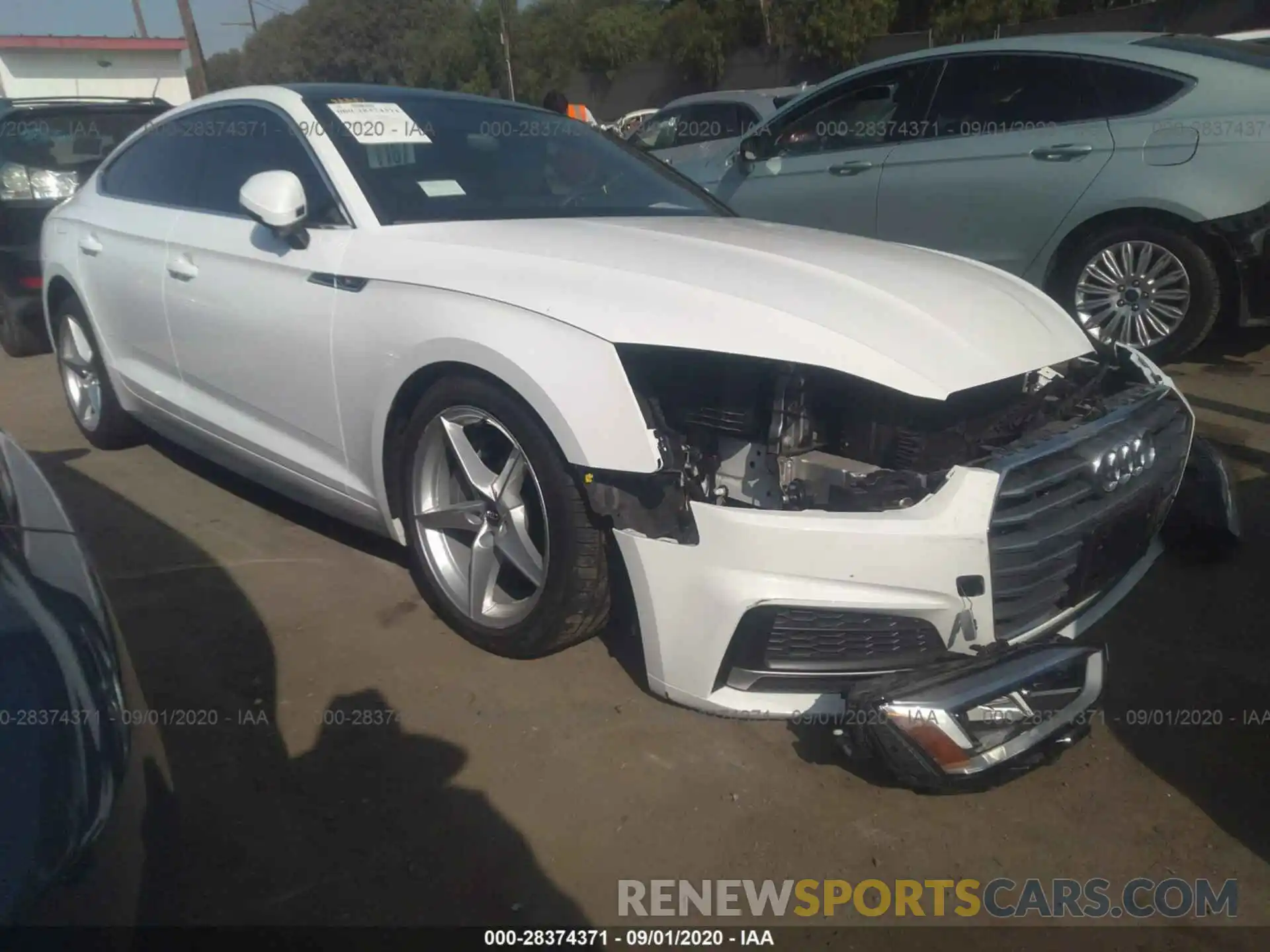 1 Photograph of a damaged car WAUDNCF59KA100549 AUDI A5 SPORTBACK 2019