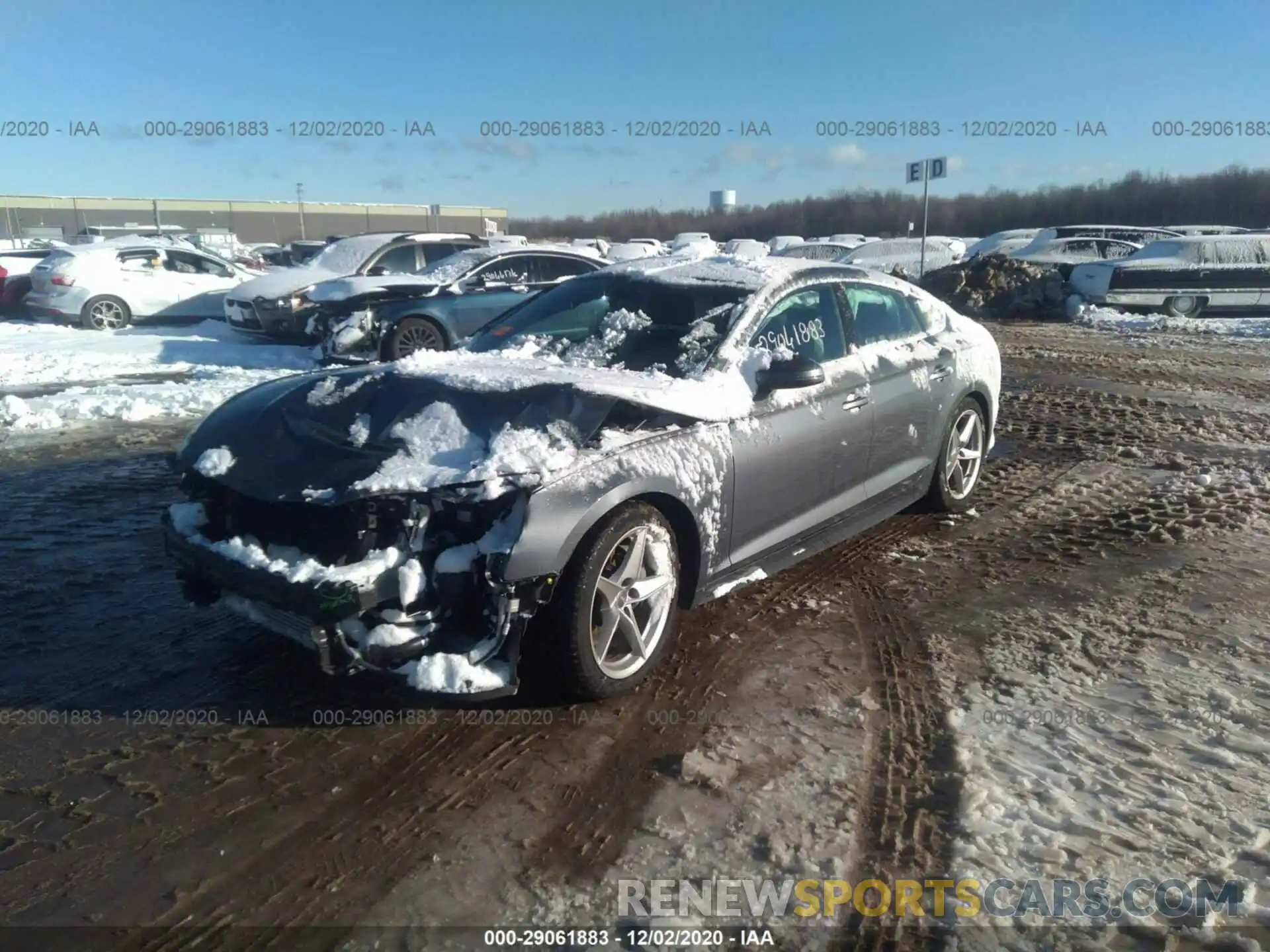 2 Photograph of a damaged car WAUENCF50KA073391 AUDI A5 SPORTBACK 2019