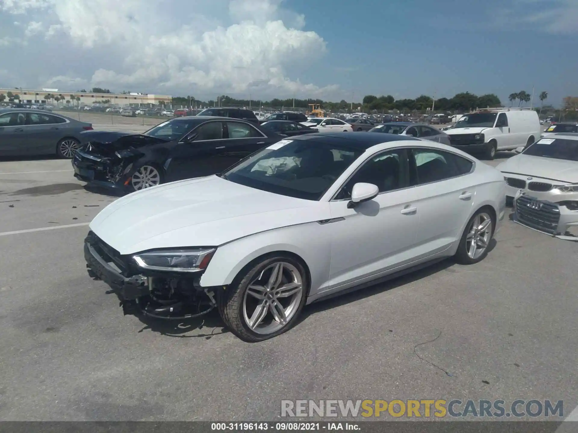 2 Photograph of a damaged car WAUENCF50KA094368 AUDI A5 SPORTBACK 2019