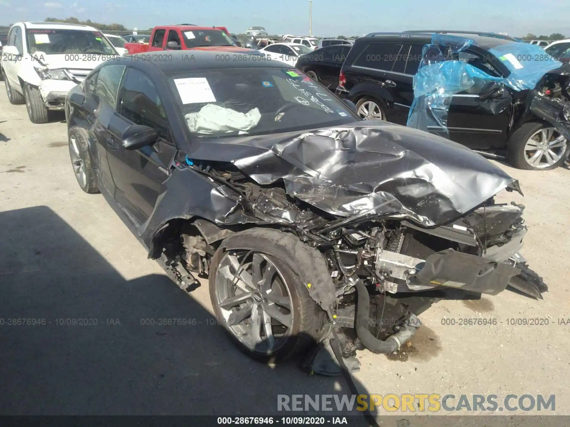 1 Photograph of a damaged car WAUENCF51KA038682 AUDI A5 SPORTBACK 2019