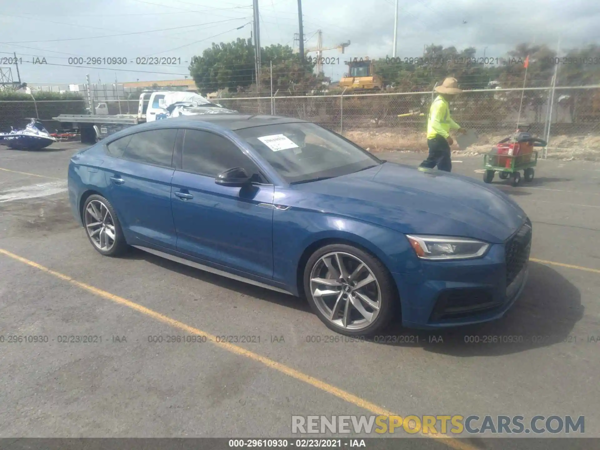 1 Photograph of a damaged car WAUENCF52KA066166 AUDI A5 SPORTBACK 2019