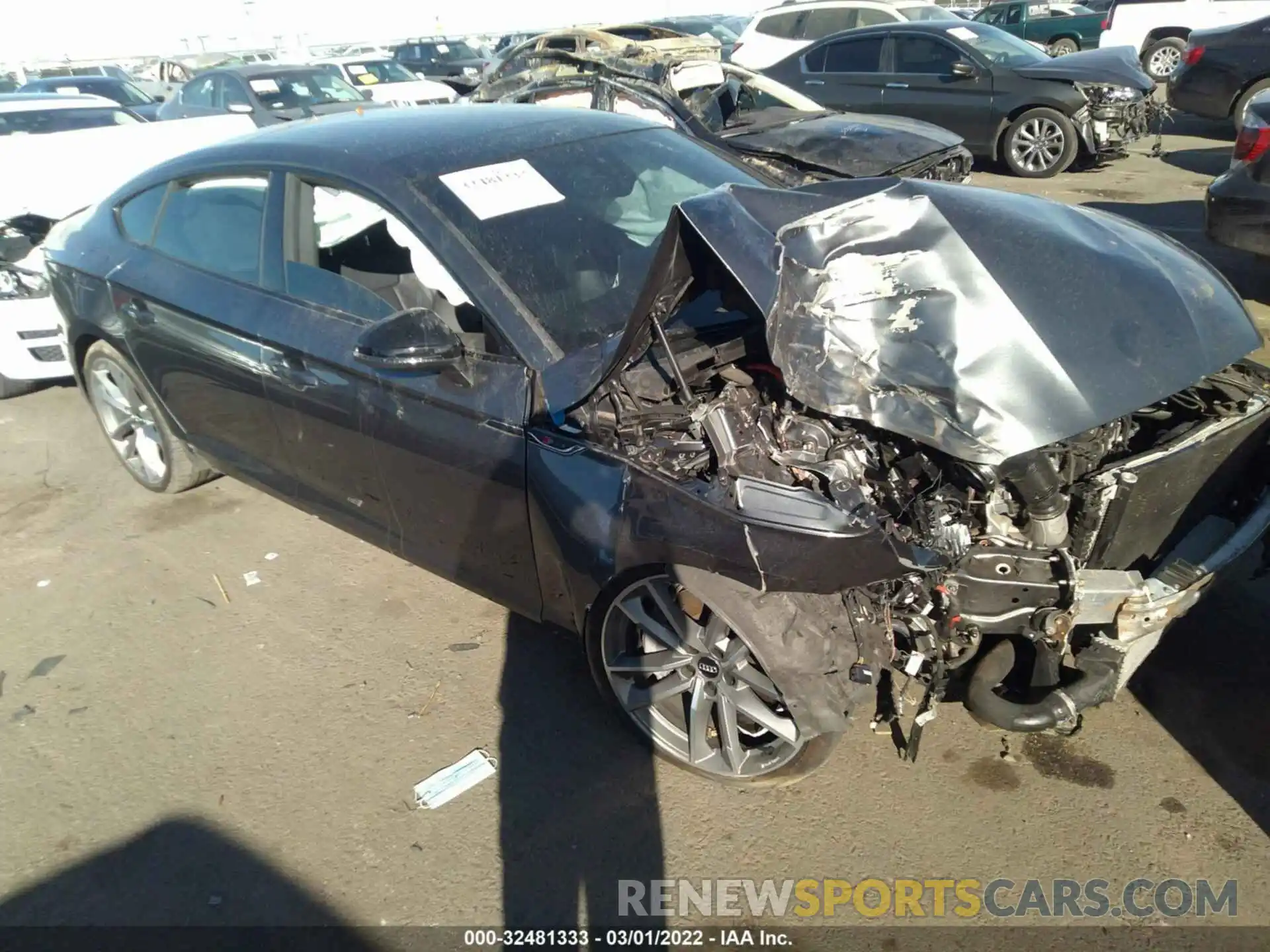 1 Photograph of a damaged car WAUENCF52KA070329 AUDI A5 SPORTBACK 2019