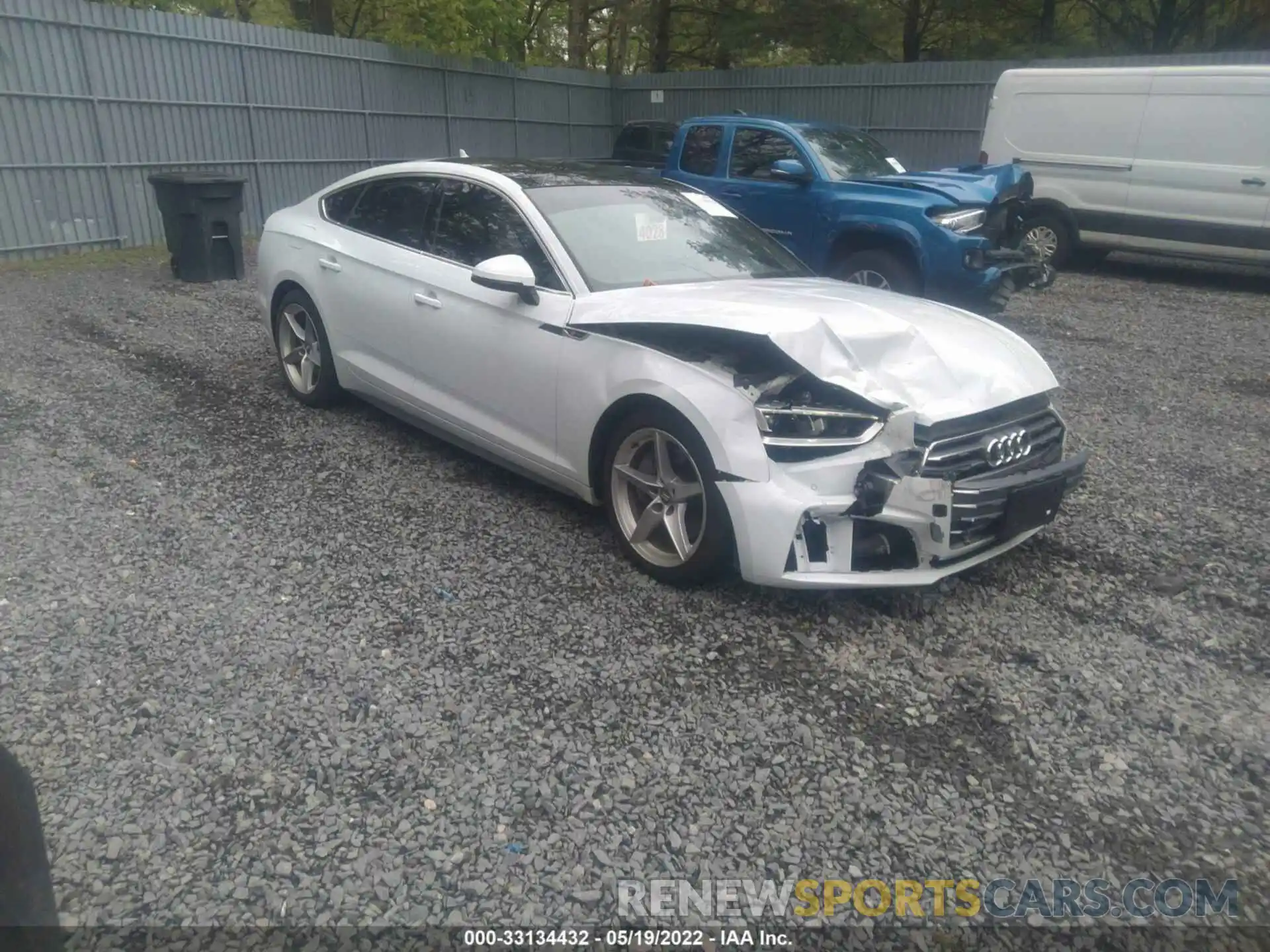 1 Photograph of a damaged car WAUENCF52KA073022 AUDI A5 SPORTBACK 2019