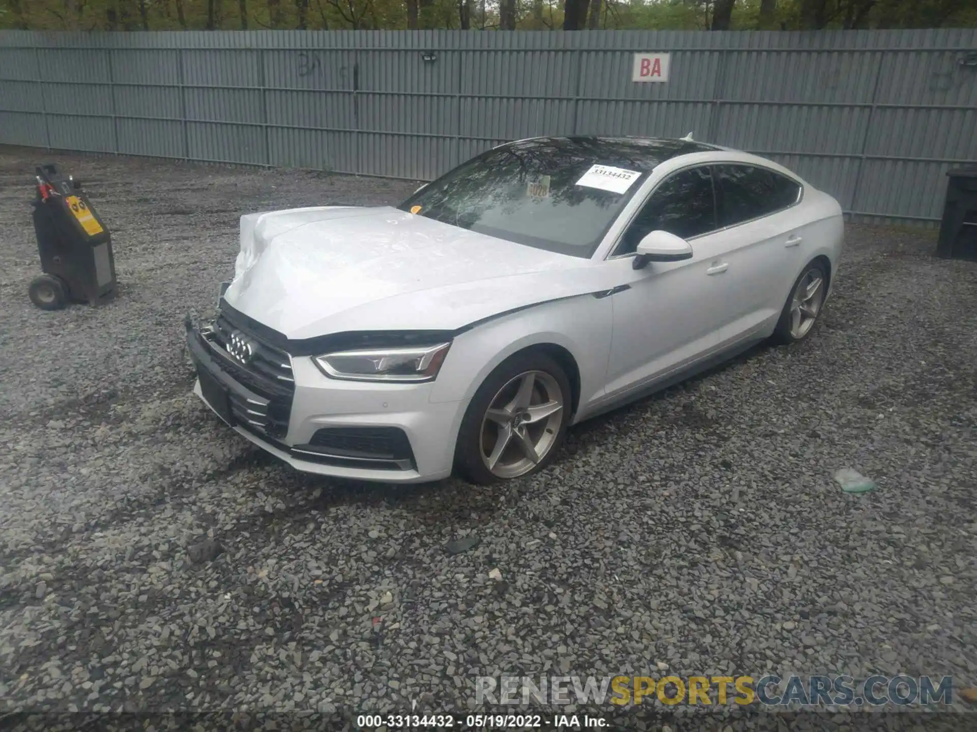 2 Photograph of a damaged car WAUENCF52KA073022 AUDI A5 SPORTBACK 2019