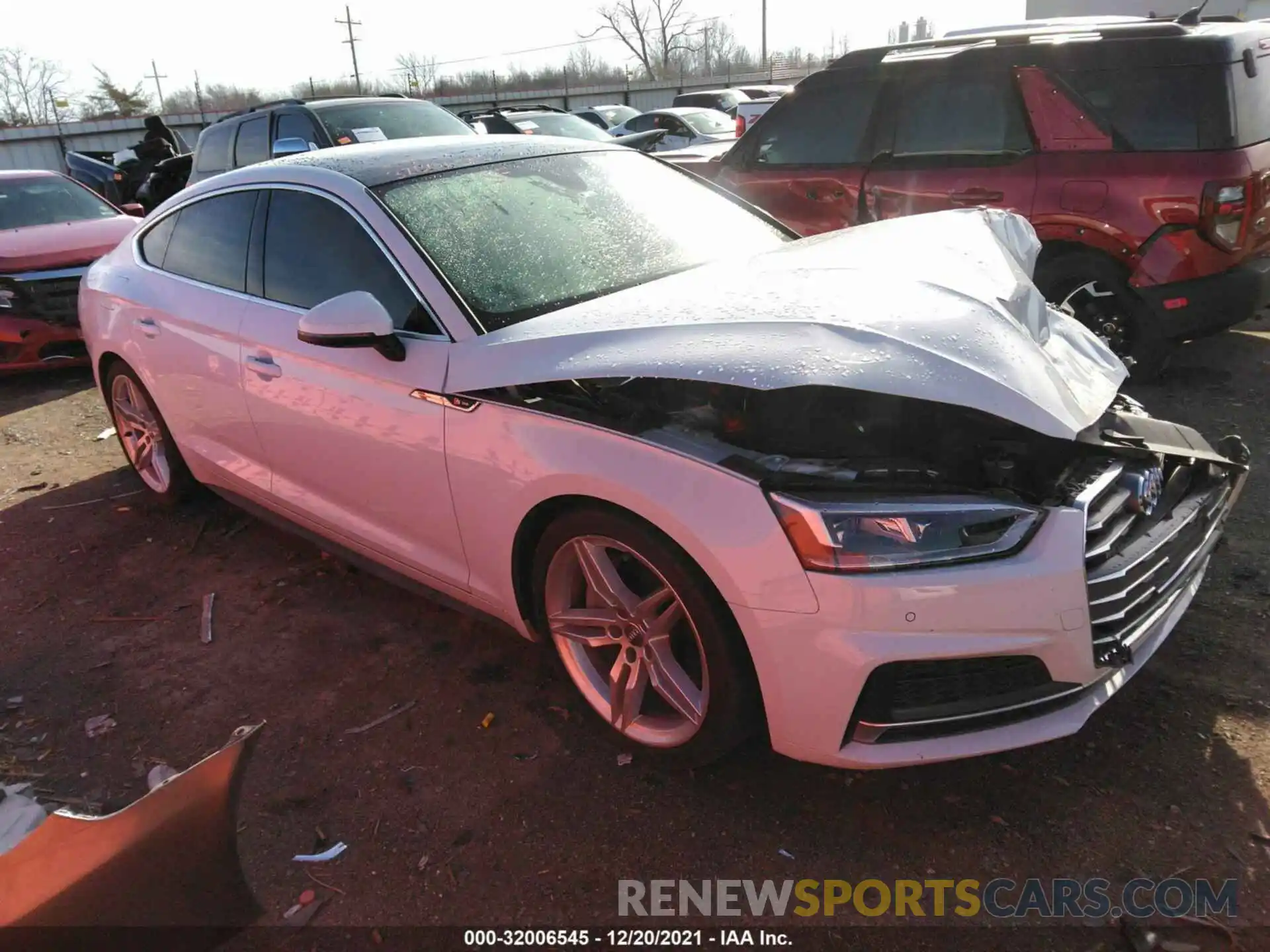 1 Photograph of a damaged car WAUENCF53KA013850 AUDI A5 SPORTBACK 2019