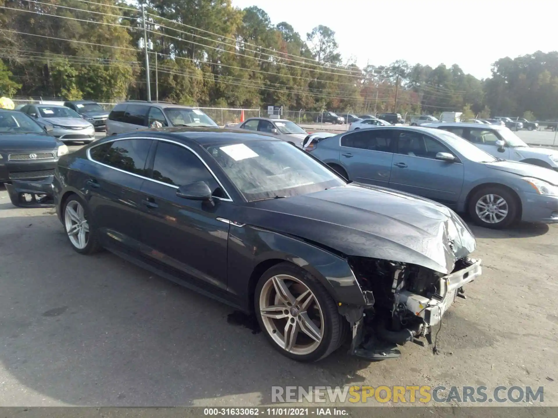 1 Photograph of a damaged car WAUENCF53KA019325 AUDI A5 SPORTBACK 2019