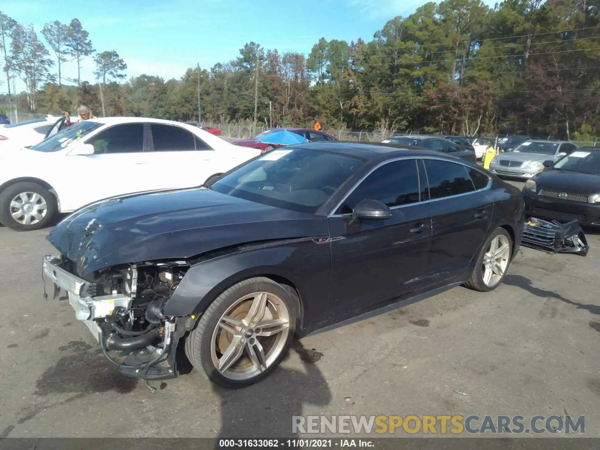 2 Photograph of a damaged car WAUENCF53KA019325 AUDI A5 SPORTBACK 2019