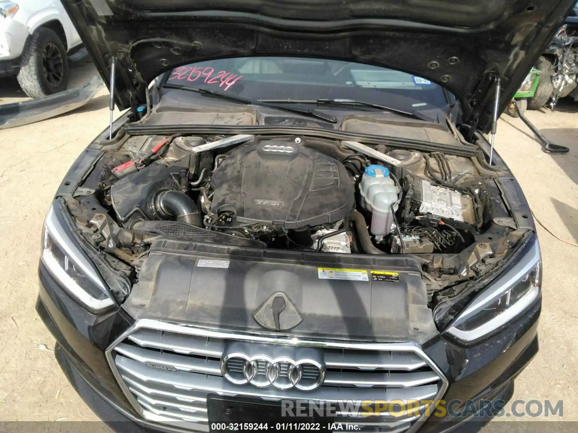 10 Фотография поврежденного автомобиля WAUENCF55KA008620 AUDI A5 SPORTBACK 2019