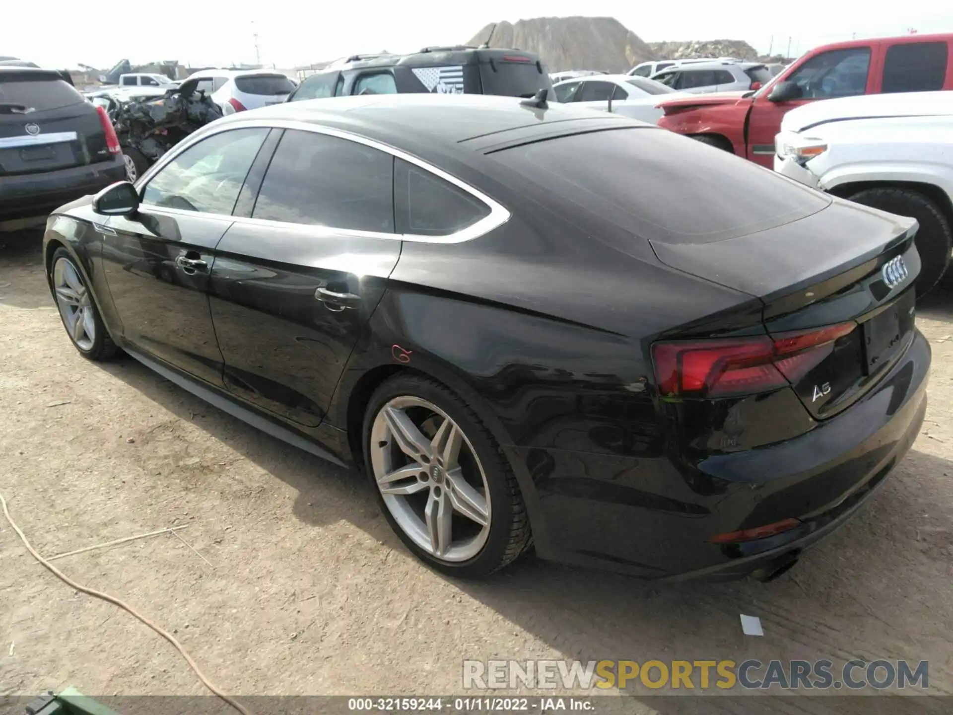 3 Photograph of a damaged car WAUENCF55KA008620 AUDI A5 SPORTBACK 2019