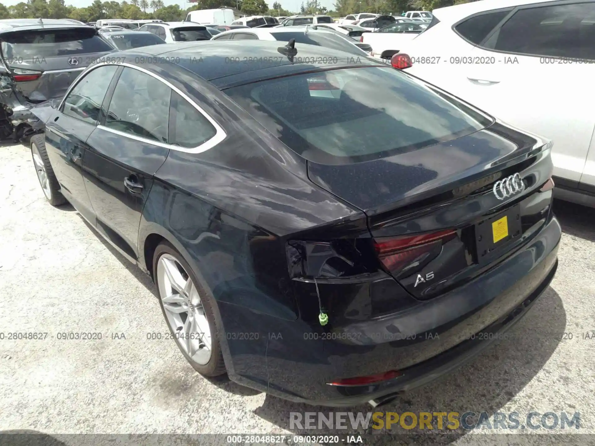 3 Photograph of a damaged car WAUENCF55KA027460 AUDI A5 SPORTBACK 2019