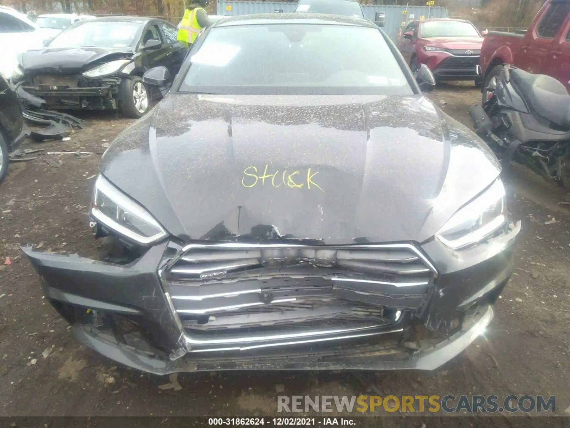 10 Photograph of a damaged car WAUENCF55KA093930 AUDI A5 SPORTBACK 2019