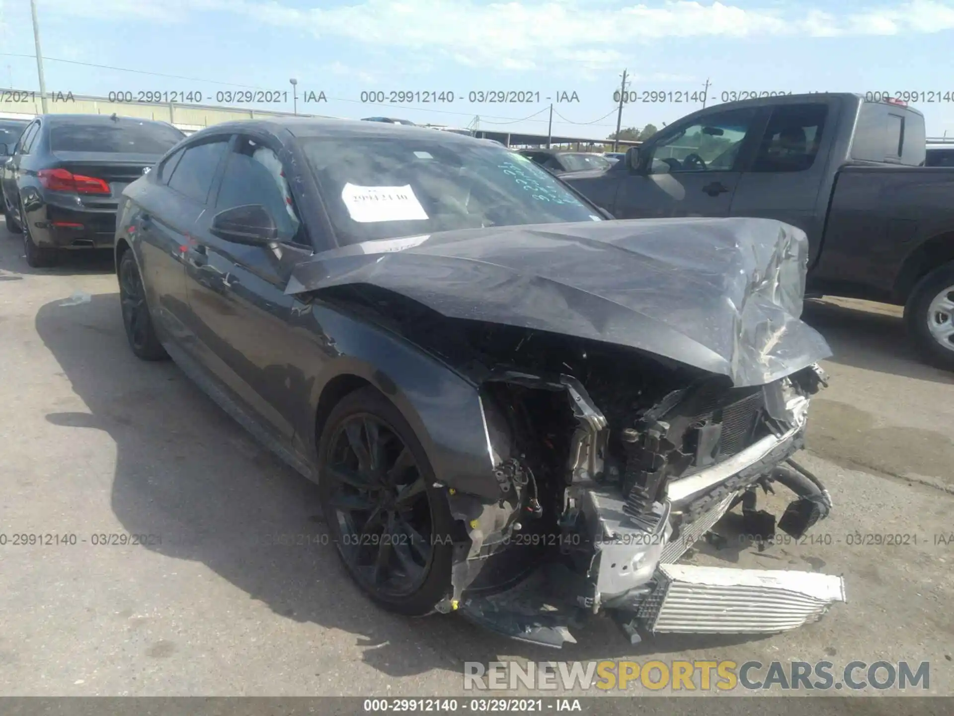 1 Photograph of a damaged car WAUENCF55KA094172 AUDI A5 SPORTBACK 2019