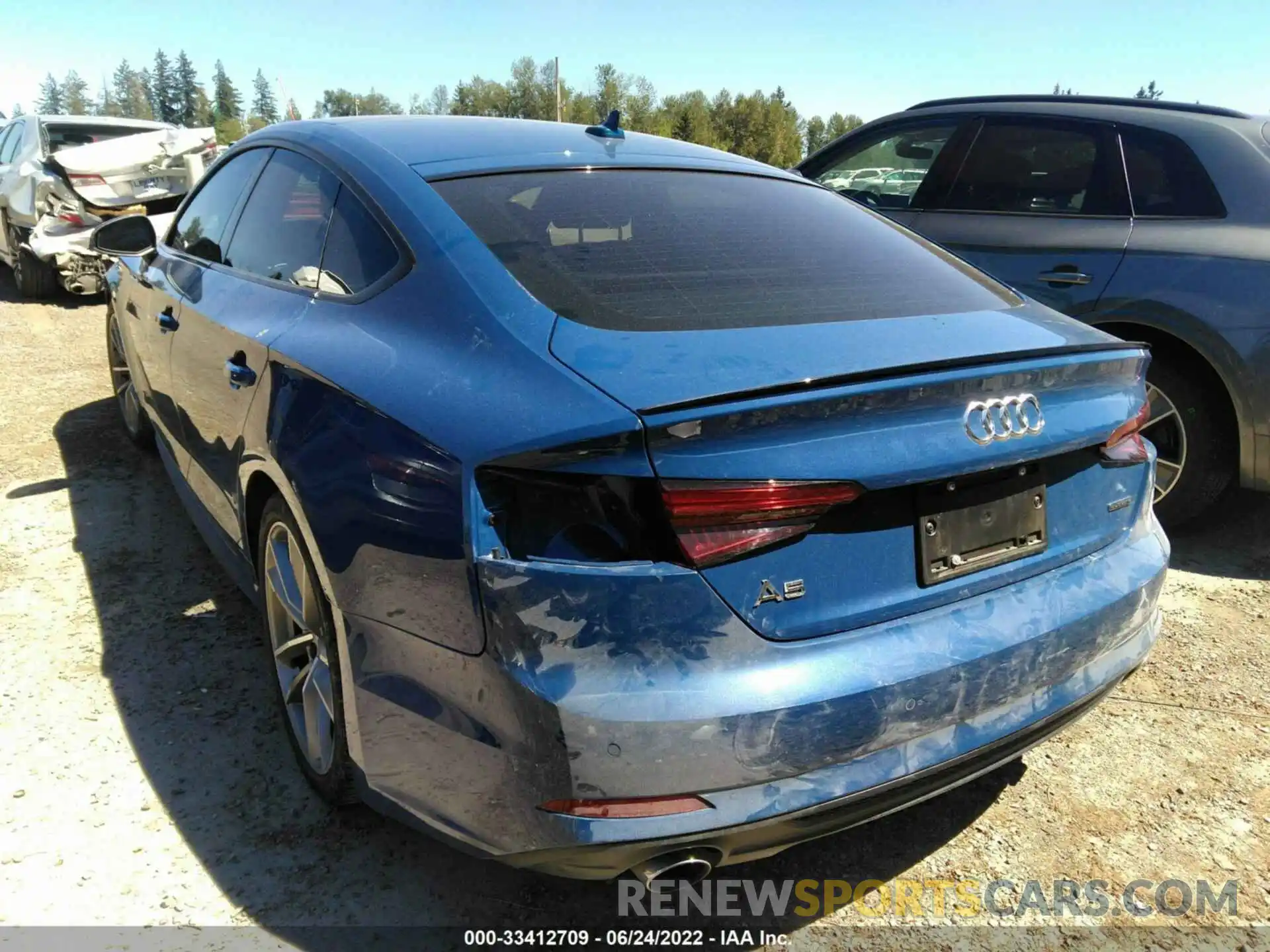 3 Photograph of a damaged car WAUENCF56KA031923 AUDI A5 SPORTBACK 2019