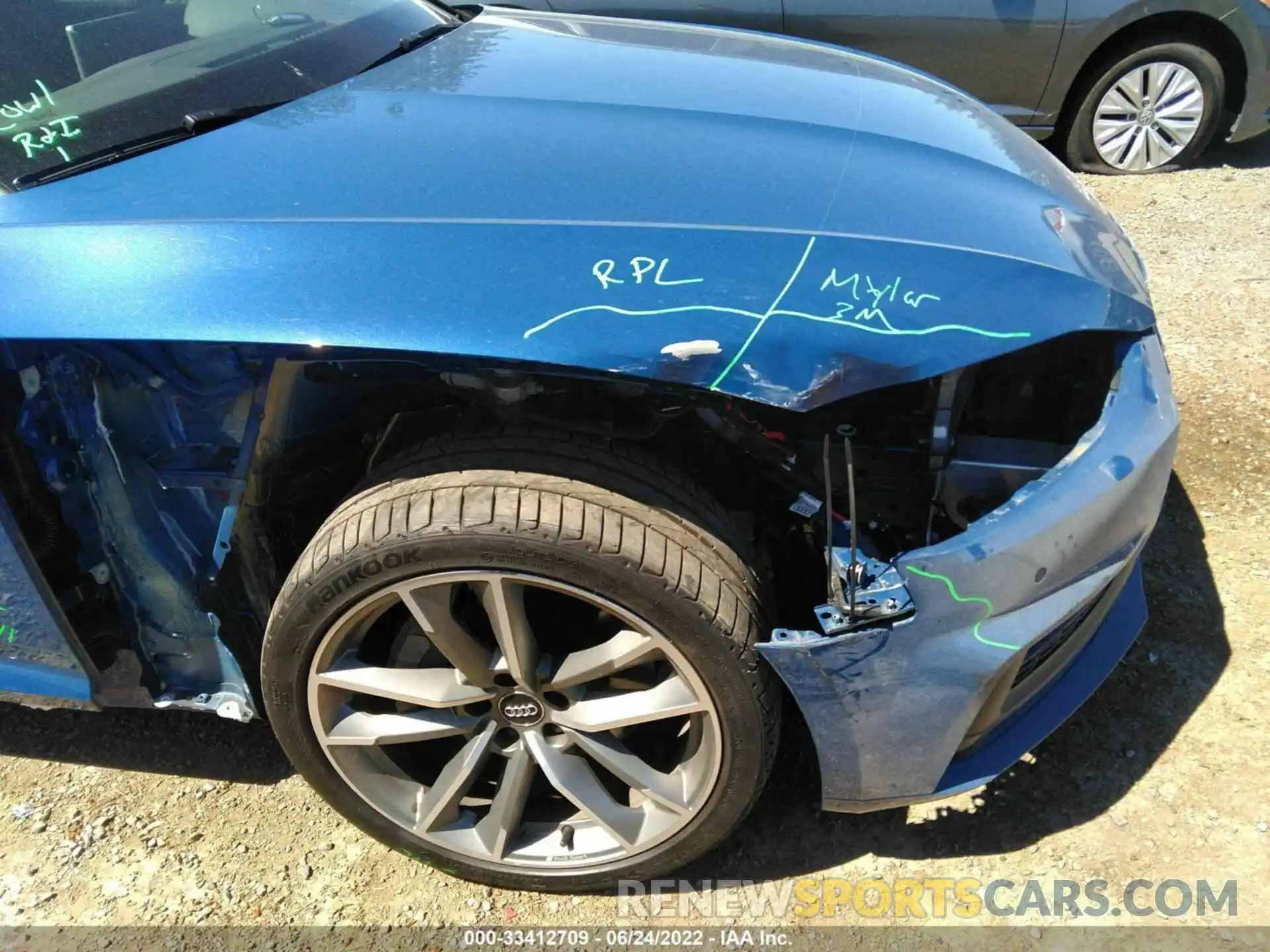 6 Photograph of a damaged car WAUENCF56KA031923 AUDI A5 SPORTBACK 2019