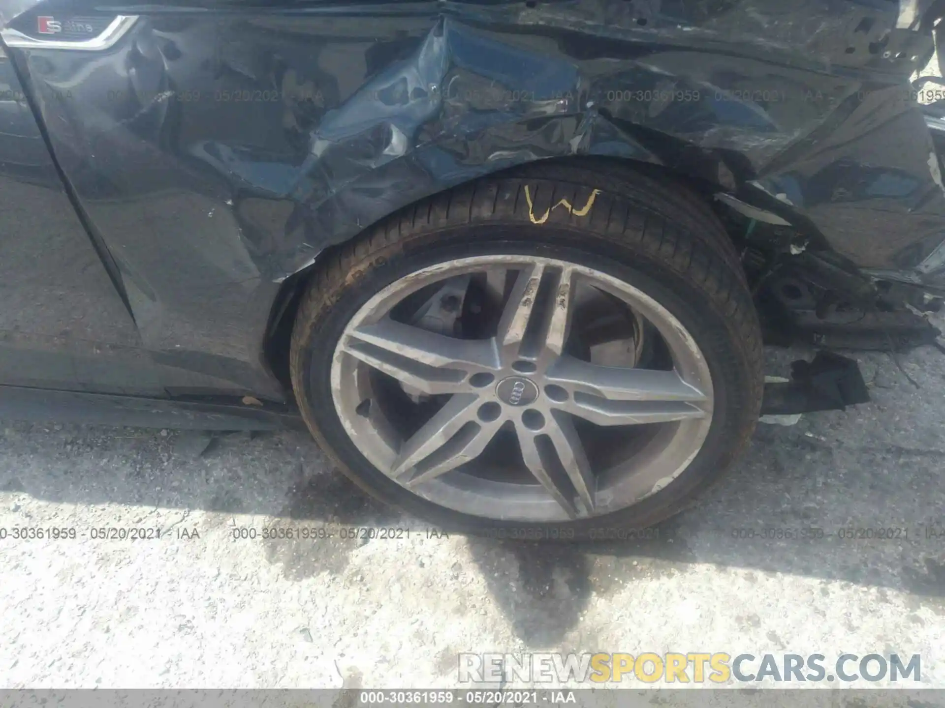 14 Photograph of a damaged car WAUENCF58KA023841 AUDI A5 SPORTBACK 2019