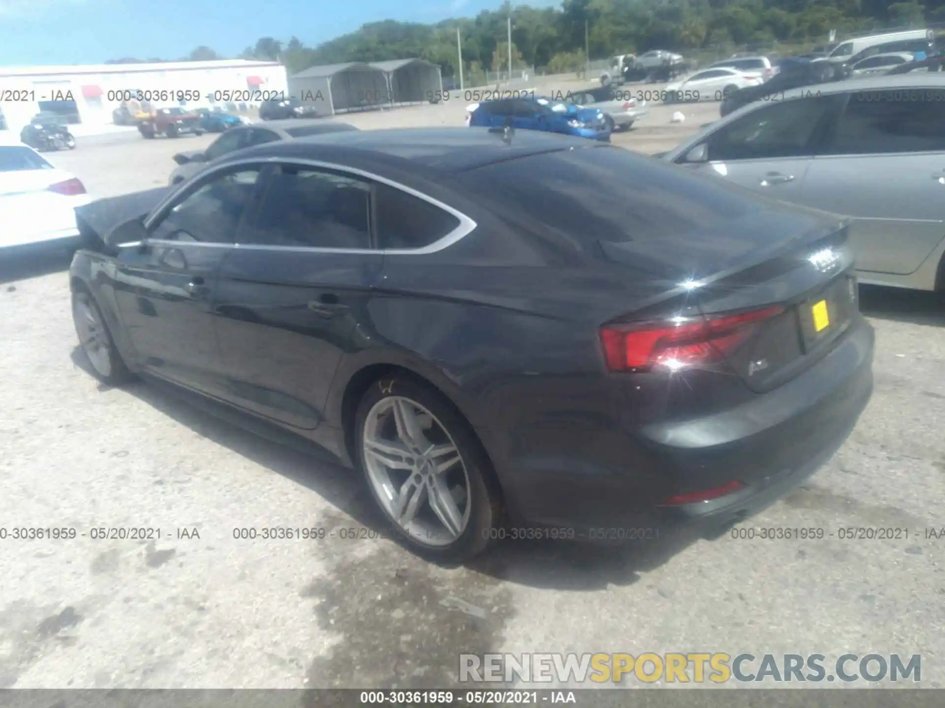 3 Photograph of a damaged car WAUENCF58KA023841 AUDI A5 SPORTBACK 2019