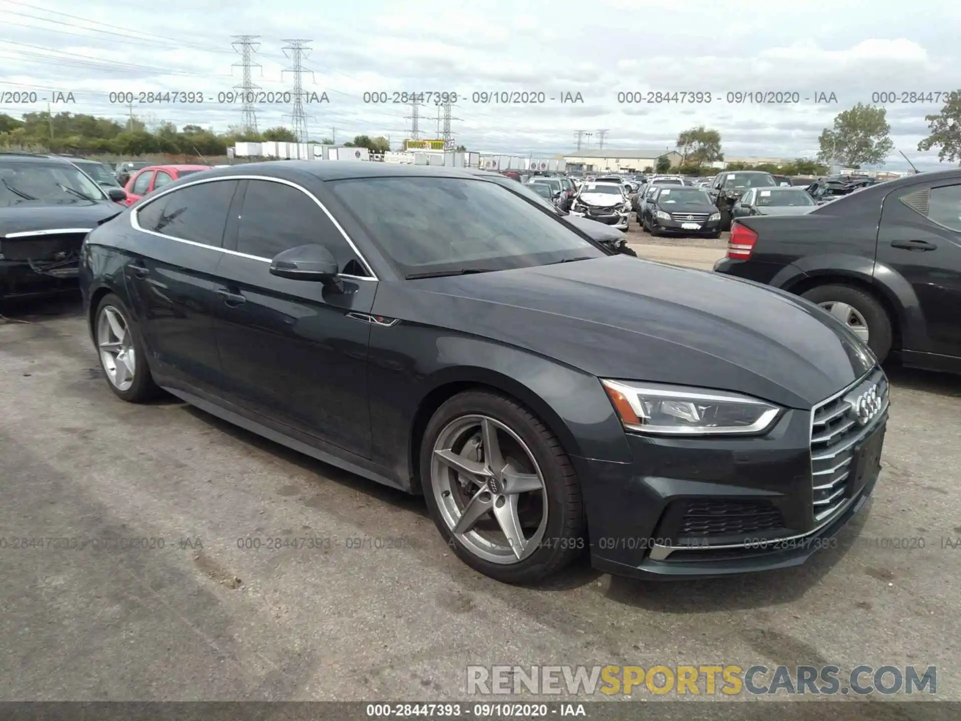 1 Photograph of a damaged car WAUENCF5XKA017460 AUDI A5 SPORTBACK 2019