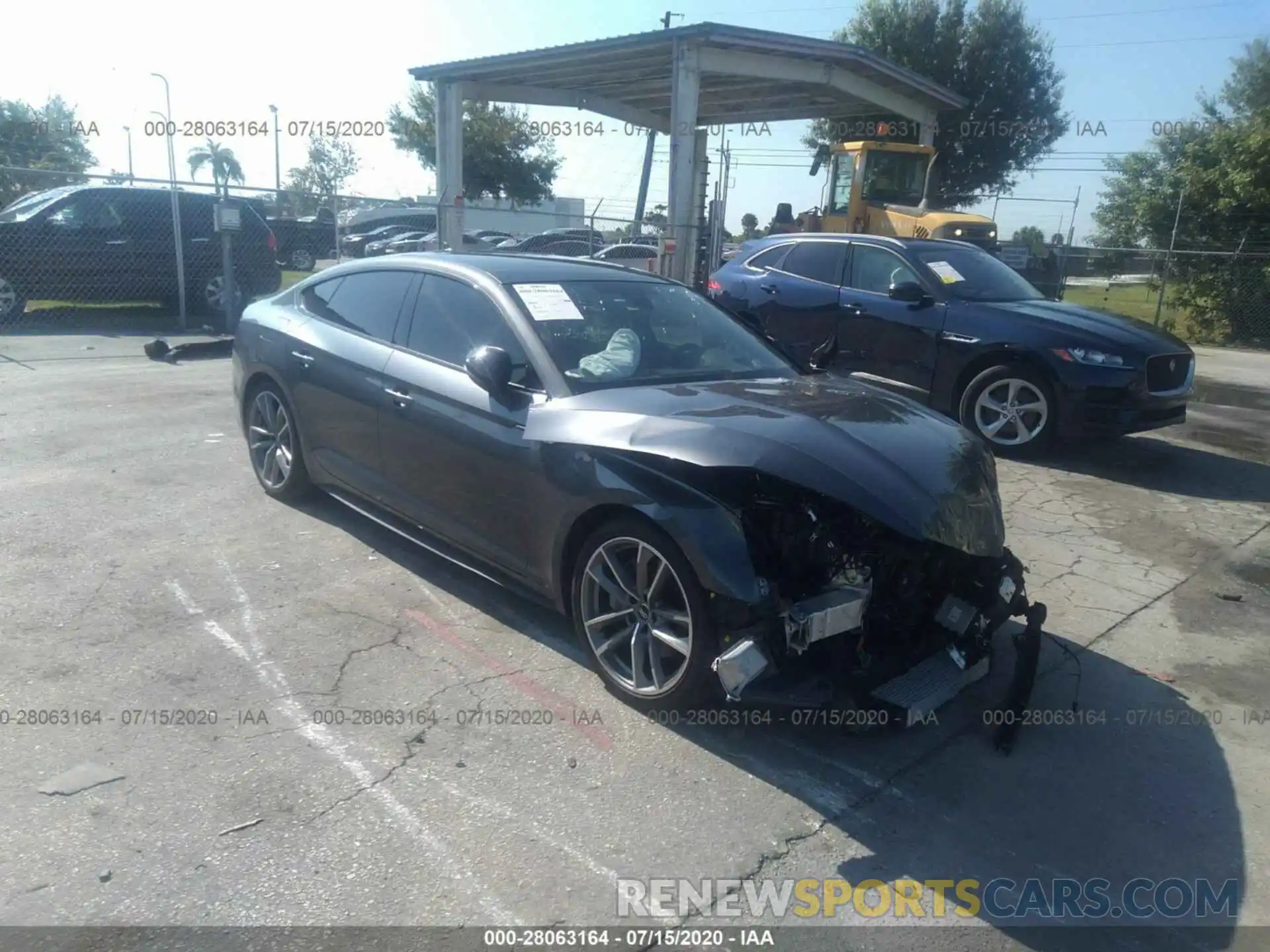 1 Photograph of a damaged car WAUFNCF52KA040820 AUDI A5 SPORTBACK 2019