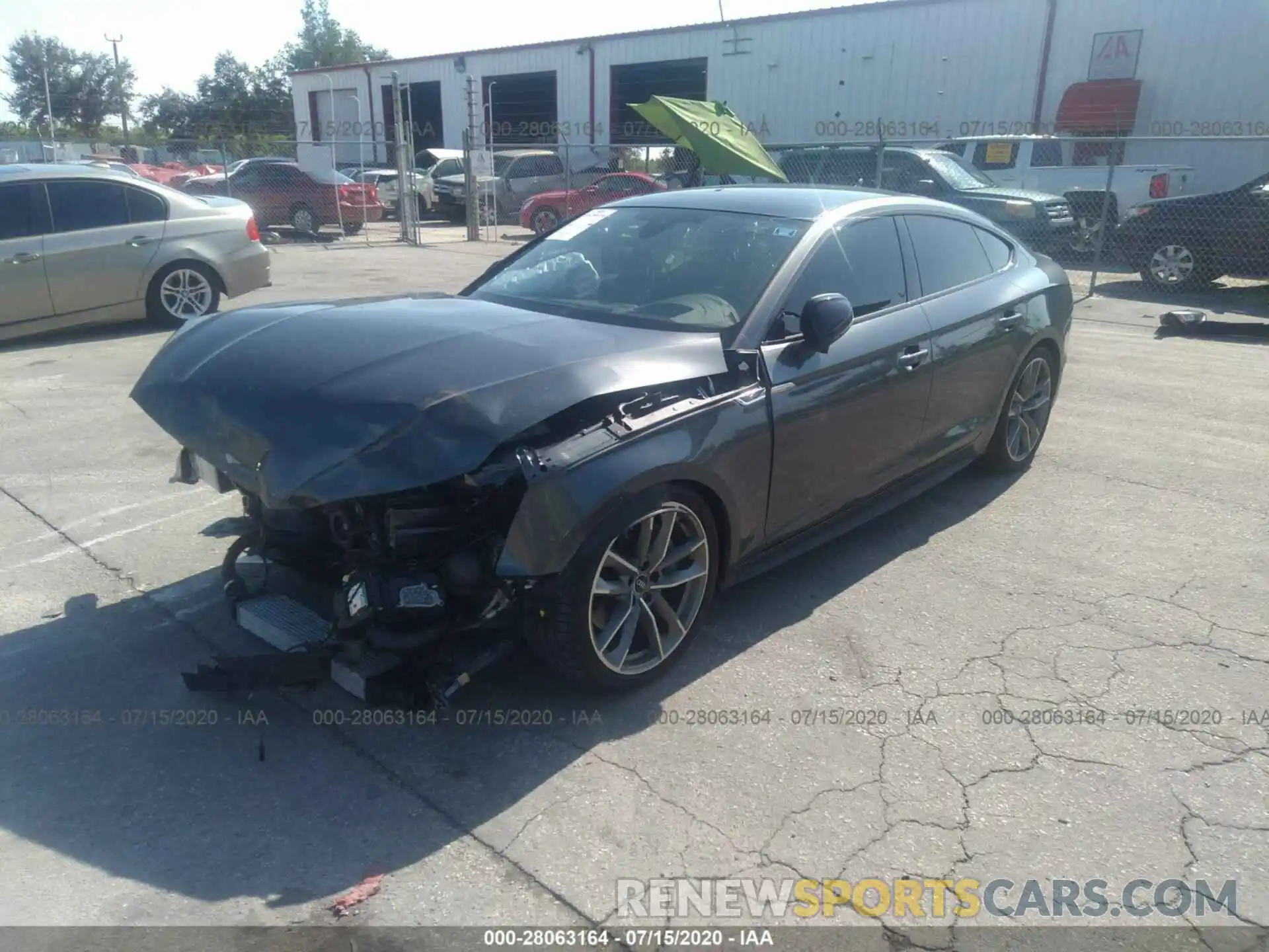 2 Photograph of a damaged car WAUFNCF52KA040820 AUDI A5 SPORTBACK 2019