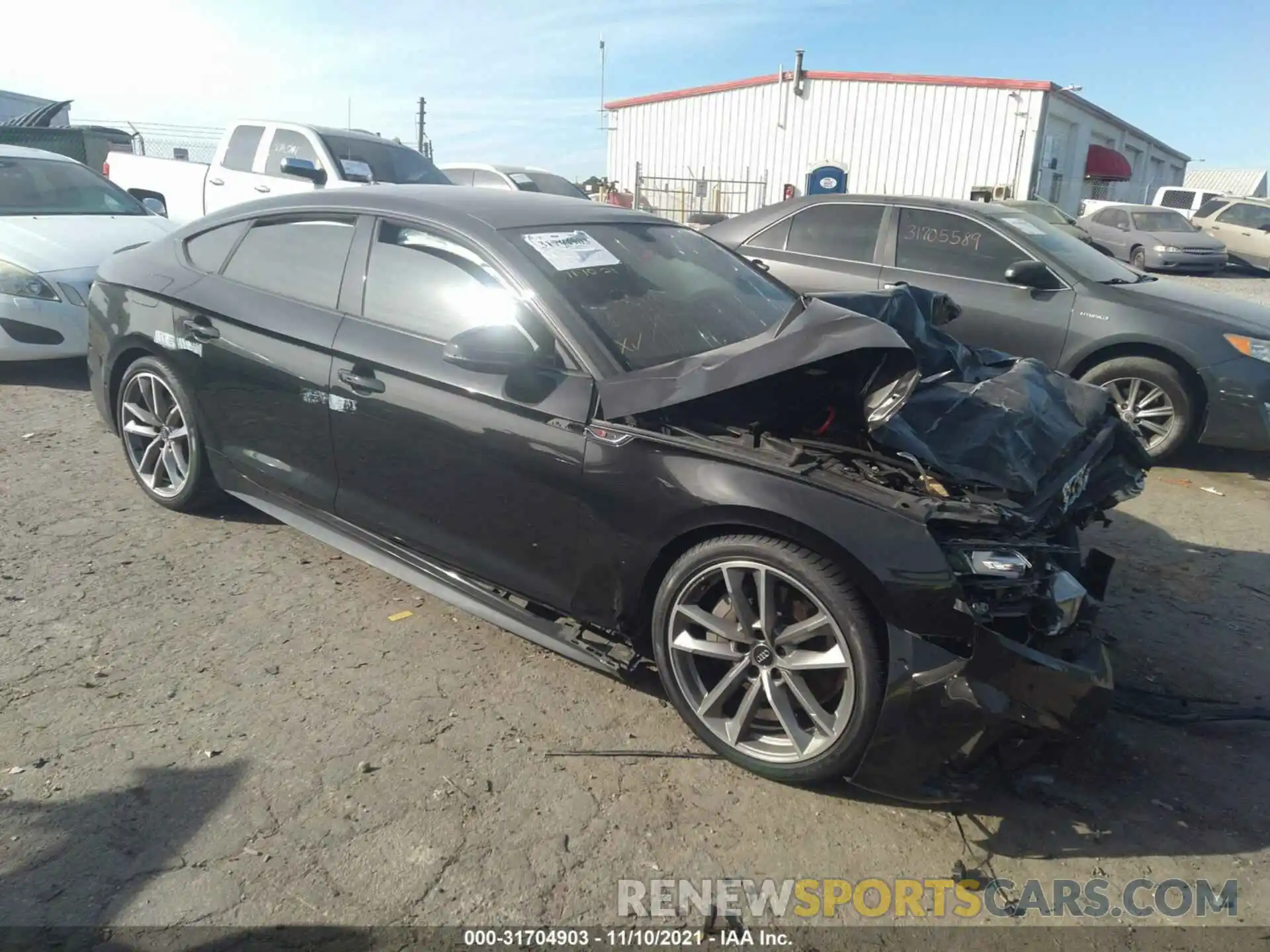 1 Photograph of a damaged car WAUFNCF53KA076385 AUDI A5 SPORTBACK 2019